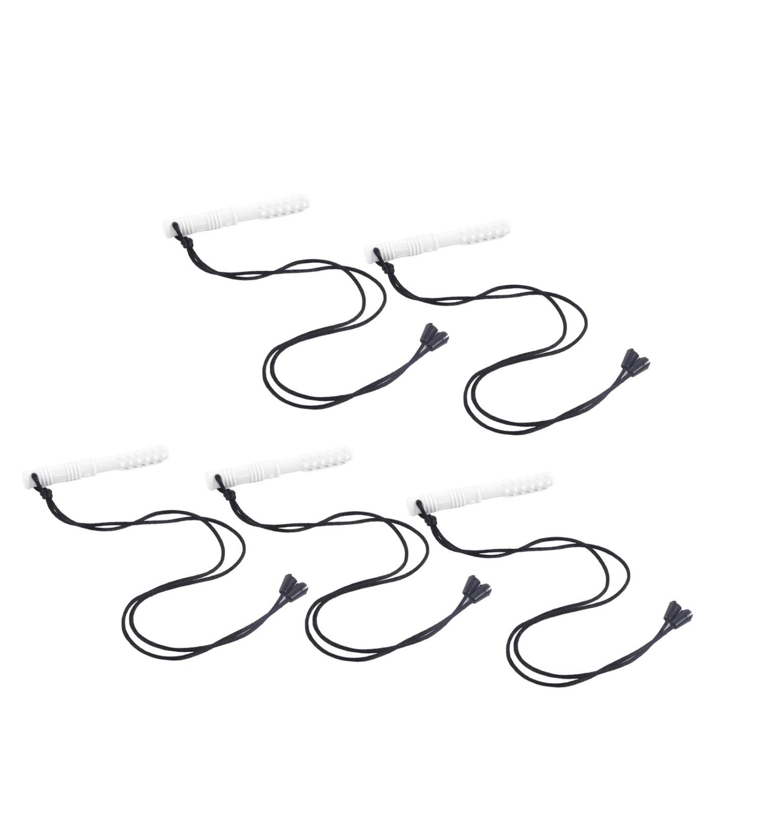 Buy Silicone Sensory Chewing Chains - 5-Piece Teething Set for Babies (White) | Gum Massage & Safe Chew Toys - International Shipping - Buy Online on SooperMarket.com