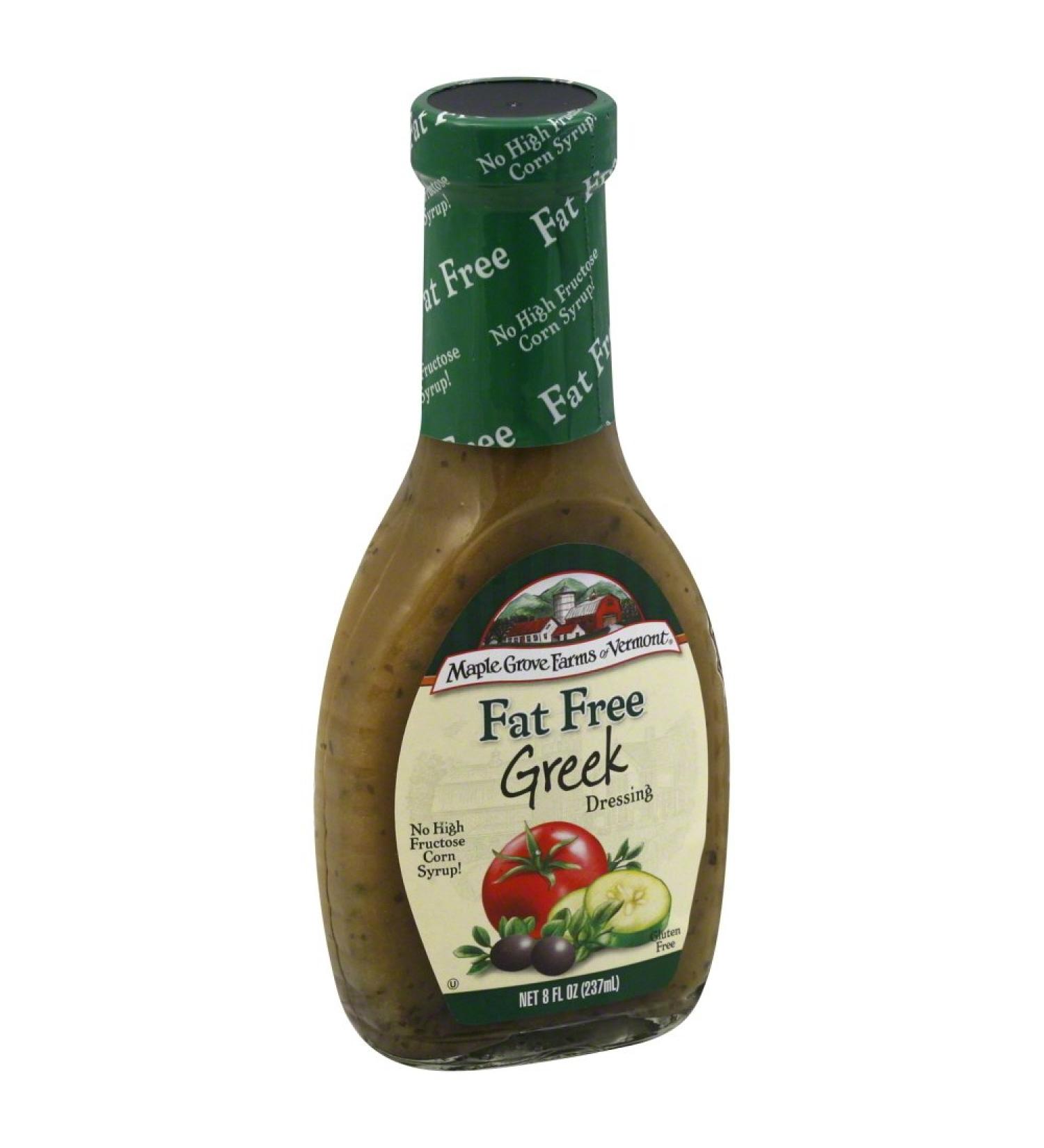 Fat Free Salad Dressing, Greek, 8 fl oz