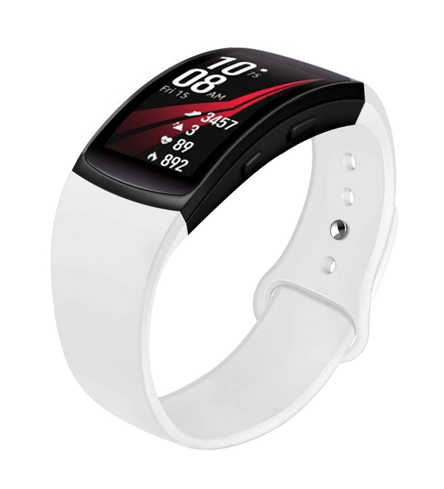 NAHAI Soft Silicone Replacement Band for Gear Fit 2 / Fit 2 Pro - Small White S 5.5''-7.1 - Buy Online on SooperMarket.com