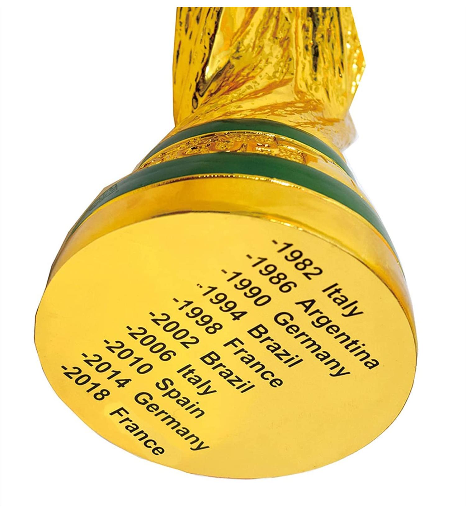 2022 World Soccer Trophy Replica Football Award Soccer Fans Souvenirs(5 Inch Tall)