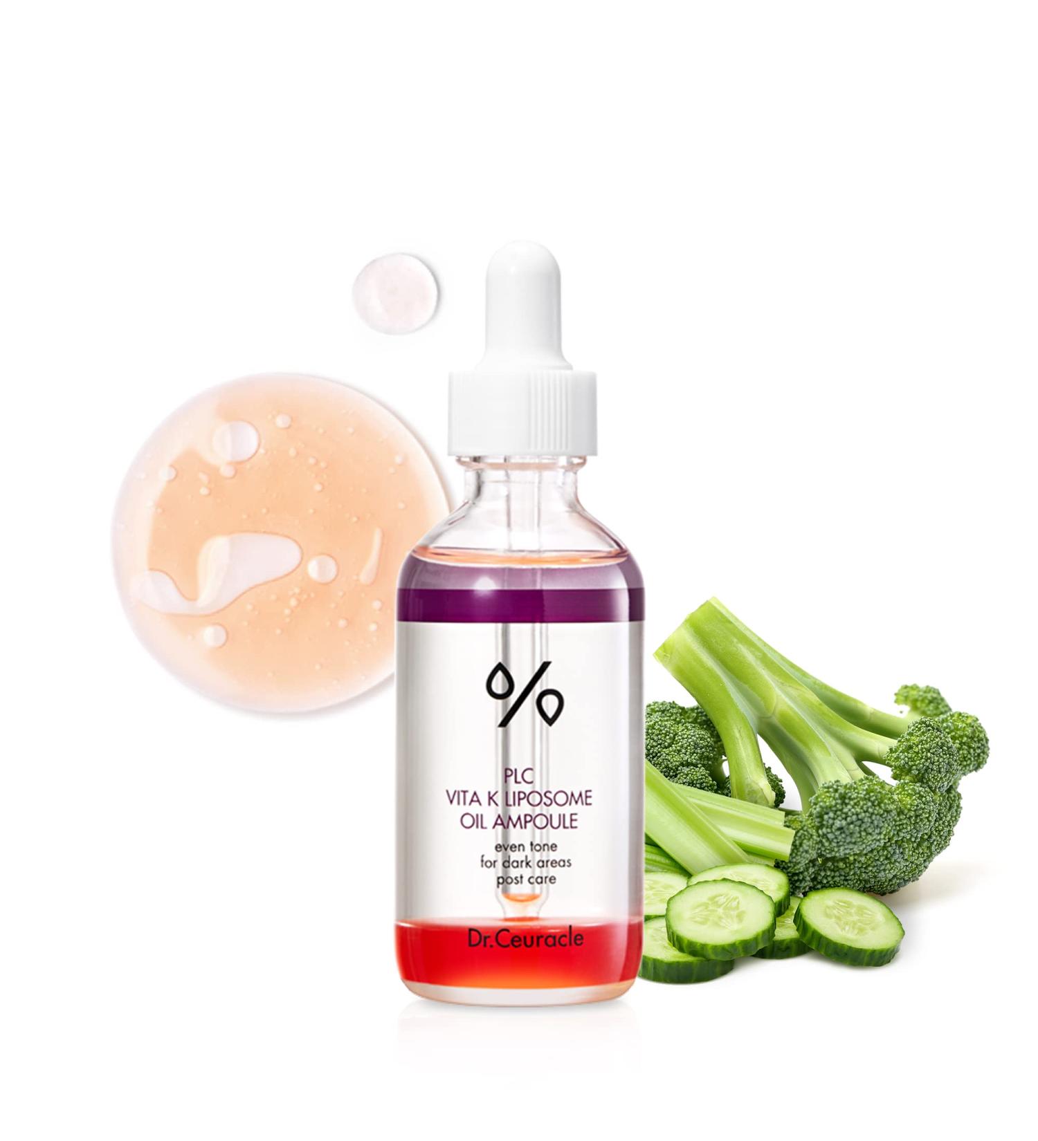 Leegeehaam PLC Vitamin K Liposome Oil Ampoule - Toning, Glowing, Hydrating Serum for Brighter Skin | Dr.Ceuracle - Buy Online on SooperMarket.com