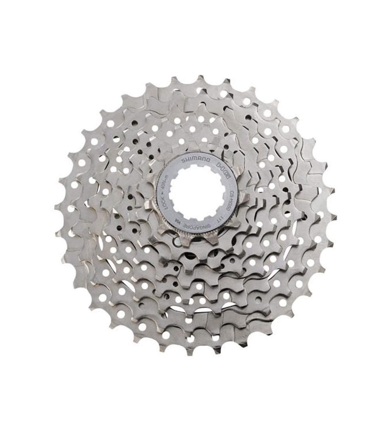 SHIMANO Cassette Sprocket, Cs-Hg50 8-S, Ni-Plated, 11-13-15-18-21