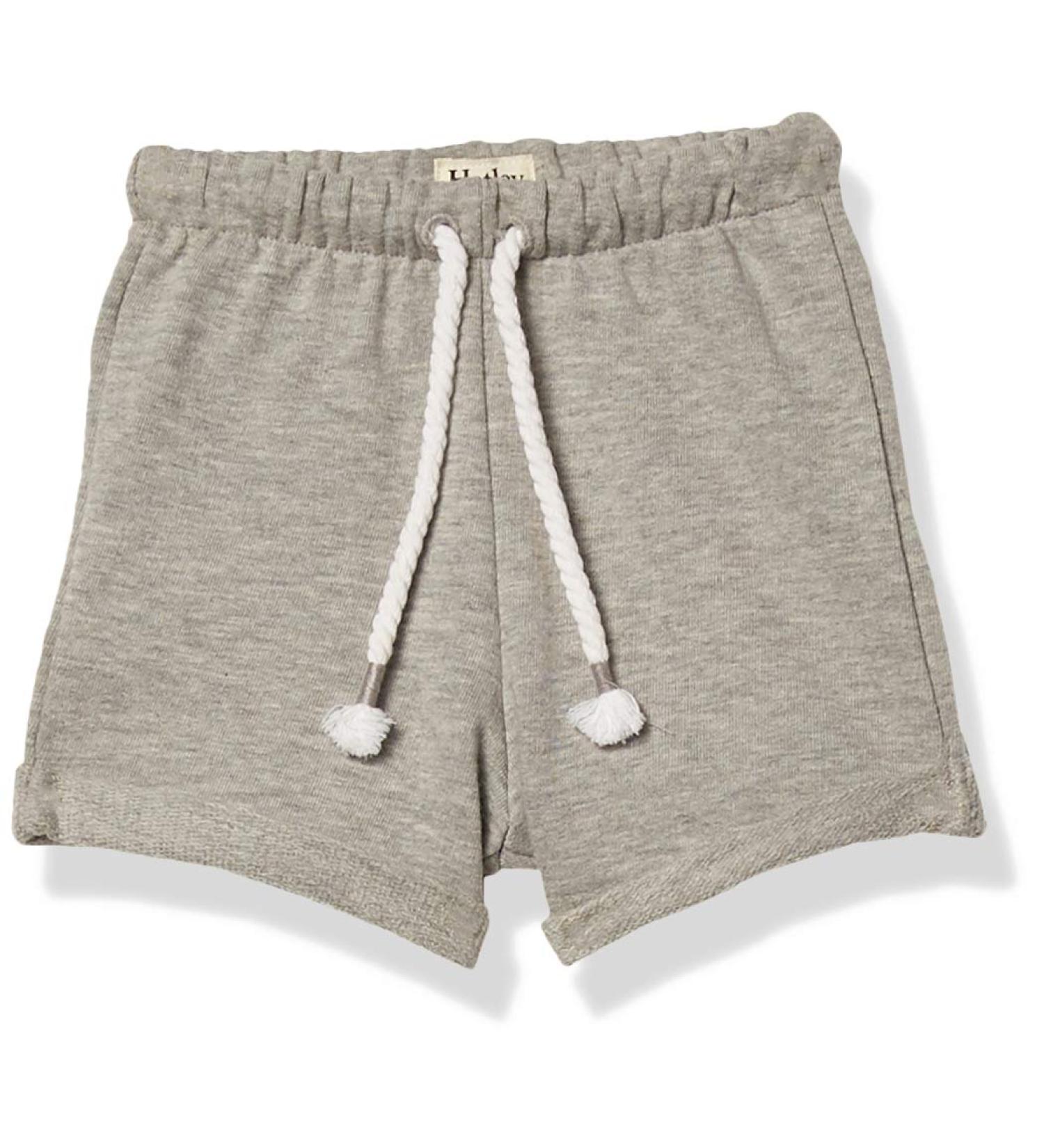 Hatley Baby Boys' French Terry Shorts Toddler Footie Grey 4 Years