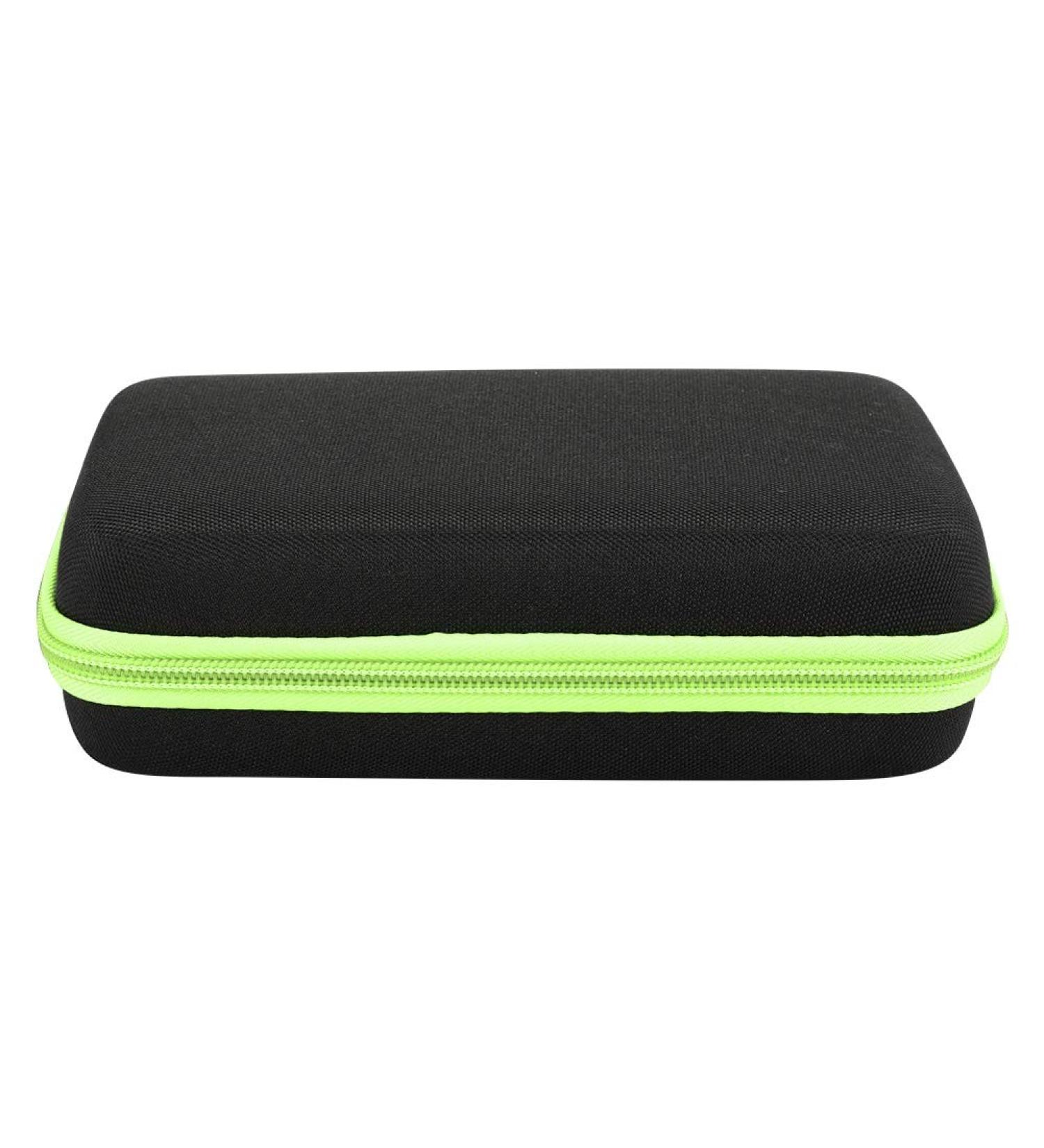 Shop QP2520/90/70 Nylon TPU Shaving Bag | Electric Shaver Storage Organizer for Men - Black Green - Buy Online on SooperMarket.com