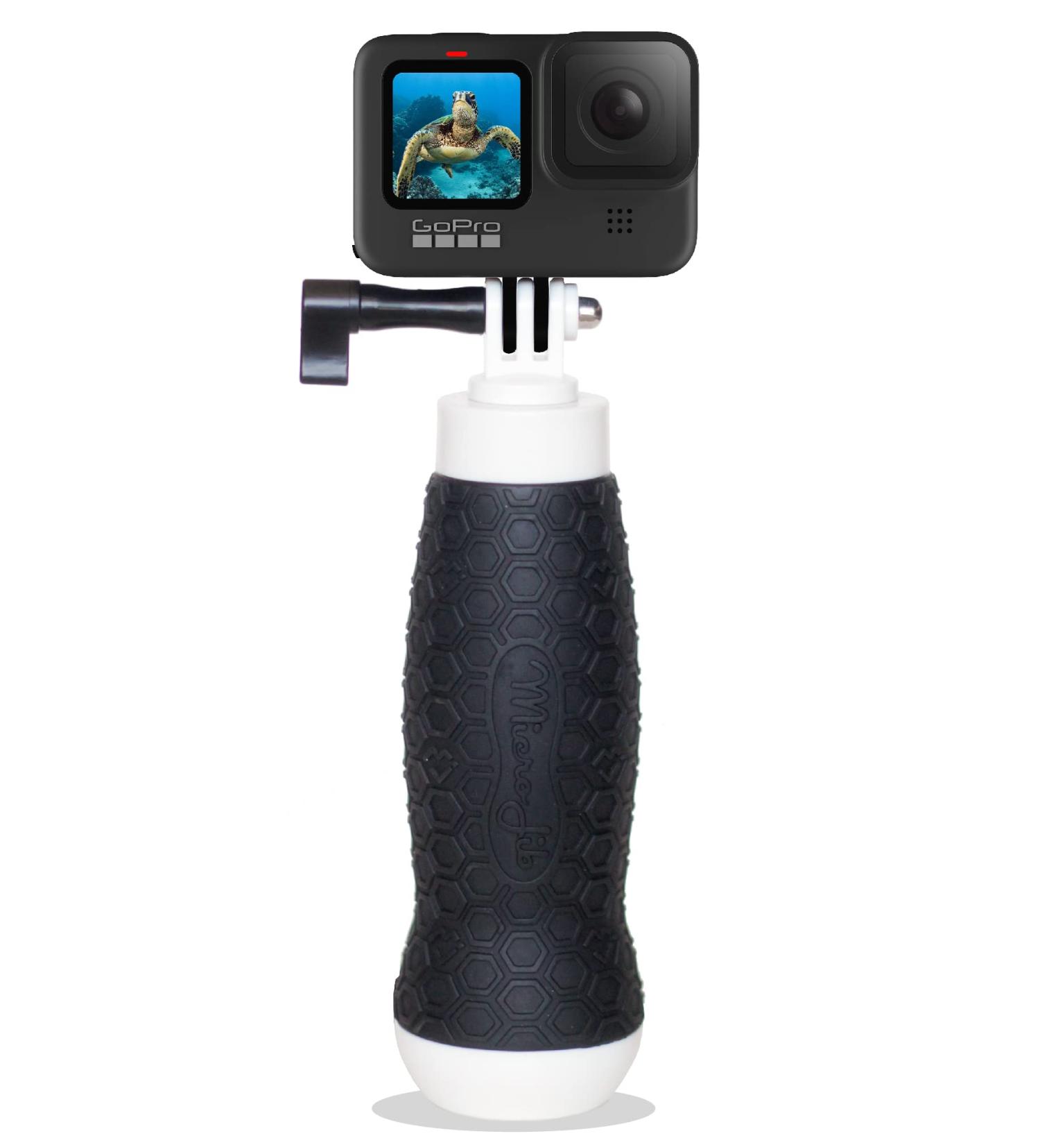GoPro Floating Hand Grip + Waterproof Pole Mount 6.5-23 for Hero 10, 9, 8, 7, 6, 5, Session, MAX | Flow by MicroJib - Buy Online on SooperMarket.com