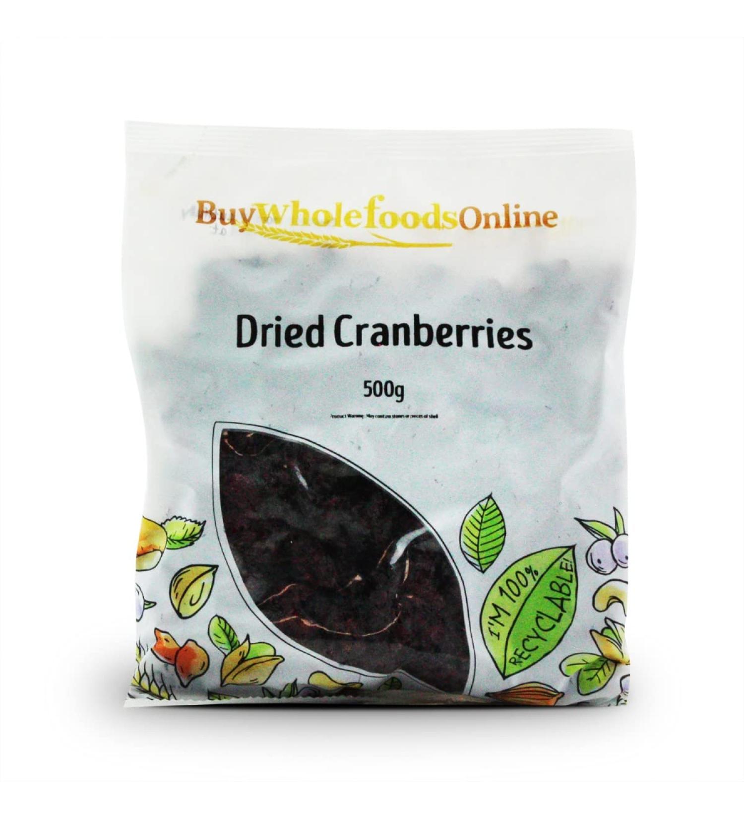 Dried Cranberries 500g (BWFO)