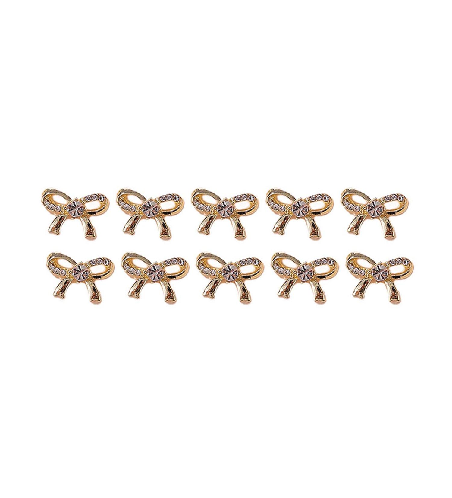 SANWOOD 10pcs Nail Ornament Set | DIY Jewelry Glitter Nail Varnish Art Accessories for Women - Buy Online on SooperMarket.com