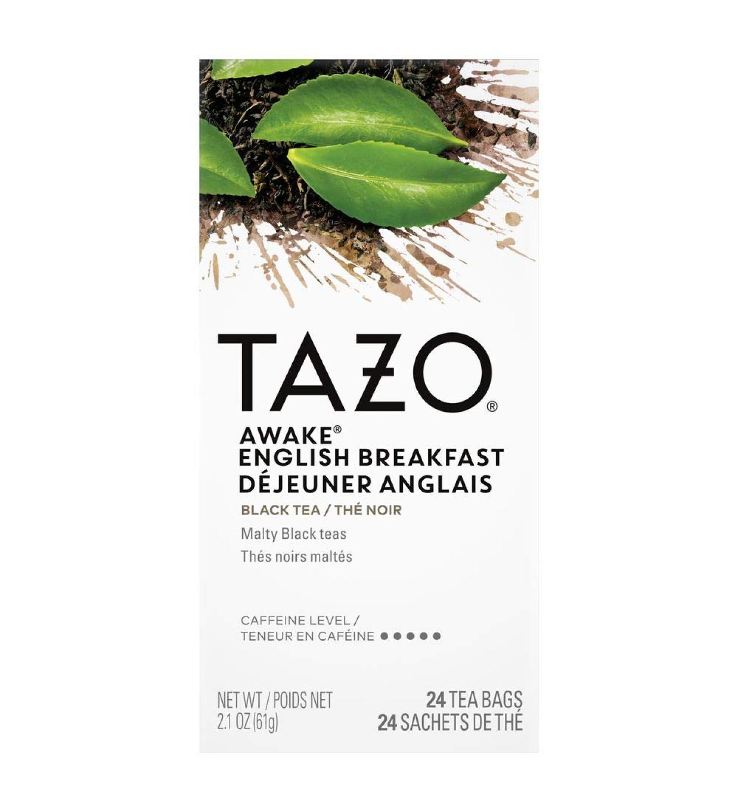 TAZO Awake English Breakfast Tea Bags Non GMO - 24 Count Pack of 6 - Buy Online on SooperMarket.com
