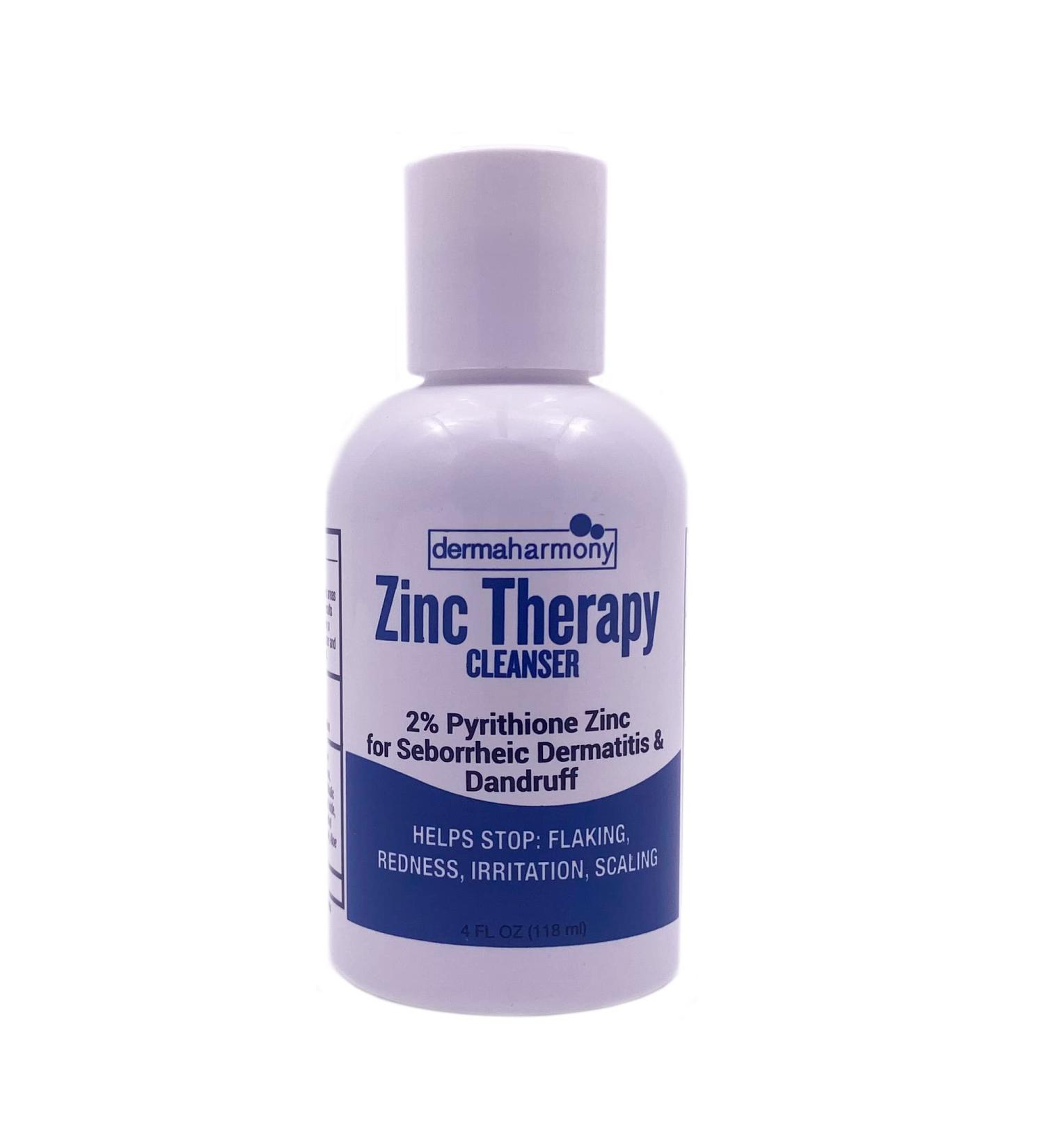 Dermaharmony 2% Pyrithione Zinc (ZnP) Liquid Cleanser (non-soap) Wash (4 Fl Oz Bottle)