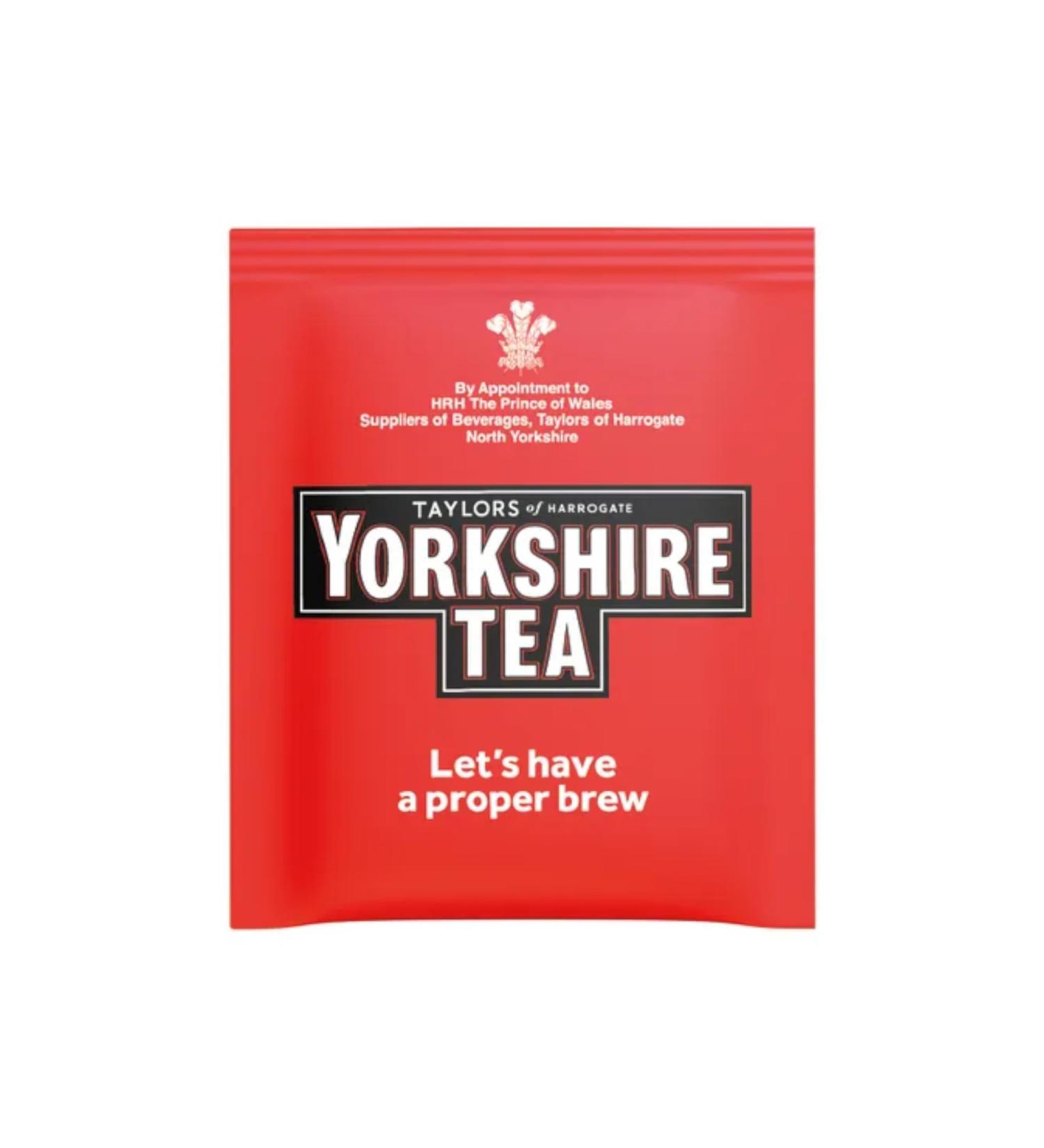 Yorkshire Individually Wrapped & Tagged Tea Bags (50 pack) - Buy Online on SooperMarket.com