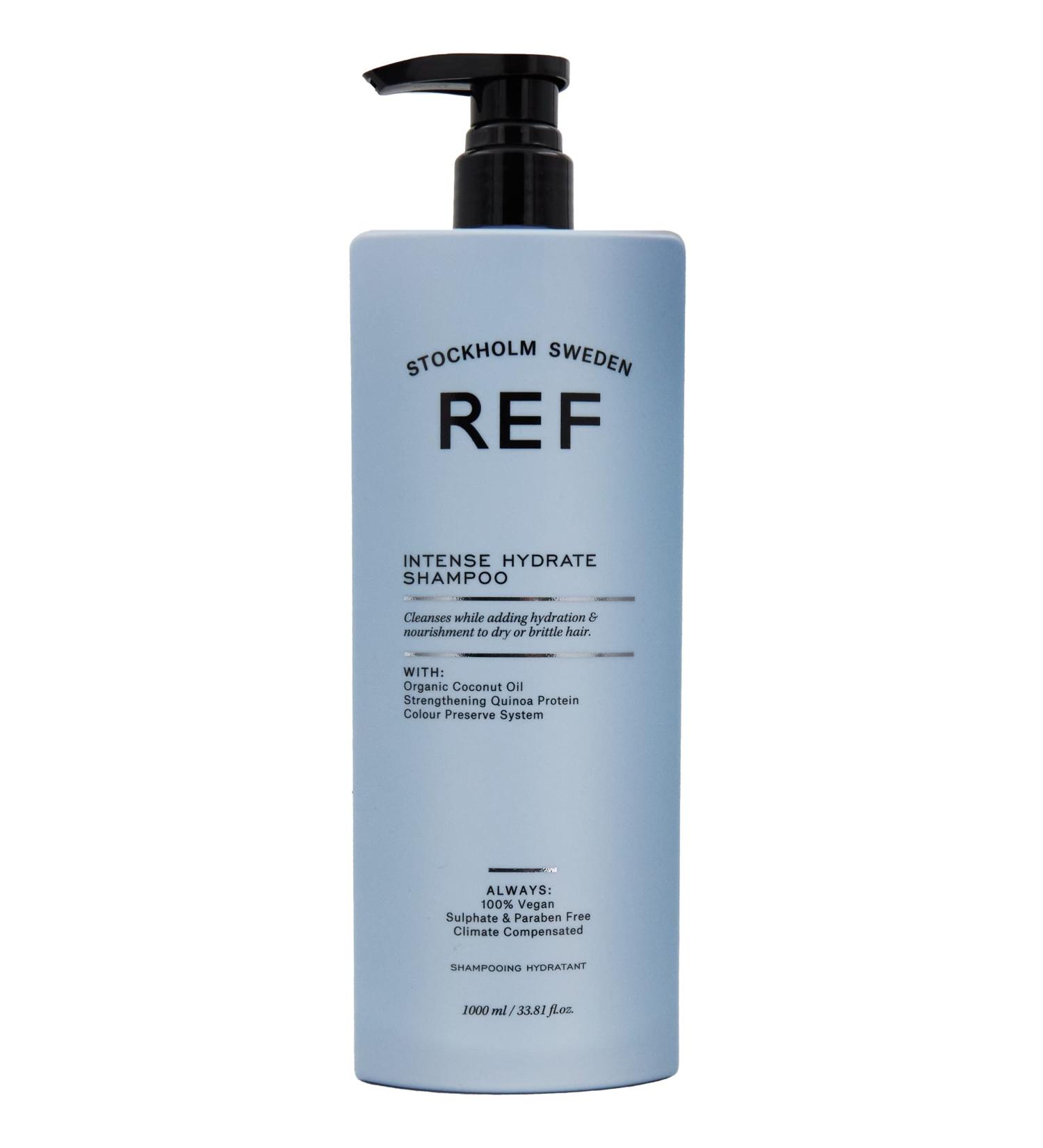 Ref Intense Hydrate Shampoo 1000ml Sulfate-free shampoo with natural extracts specially selected to protect strengthen and hydrate the hair.