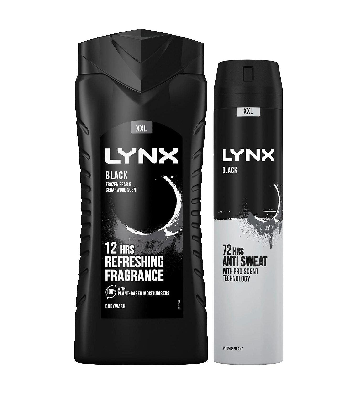 Lynx 12 Hour Refreshing Black Shower Gel 500 with Lynx 72 Hour Black Antiperspirant 250ml Leaving you smelling great Dermatologically Tested Keep Smelling Irresistible! - Buy Online on SooperMarket.com