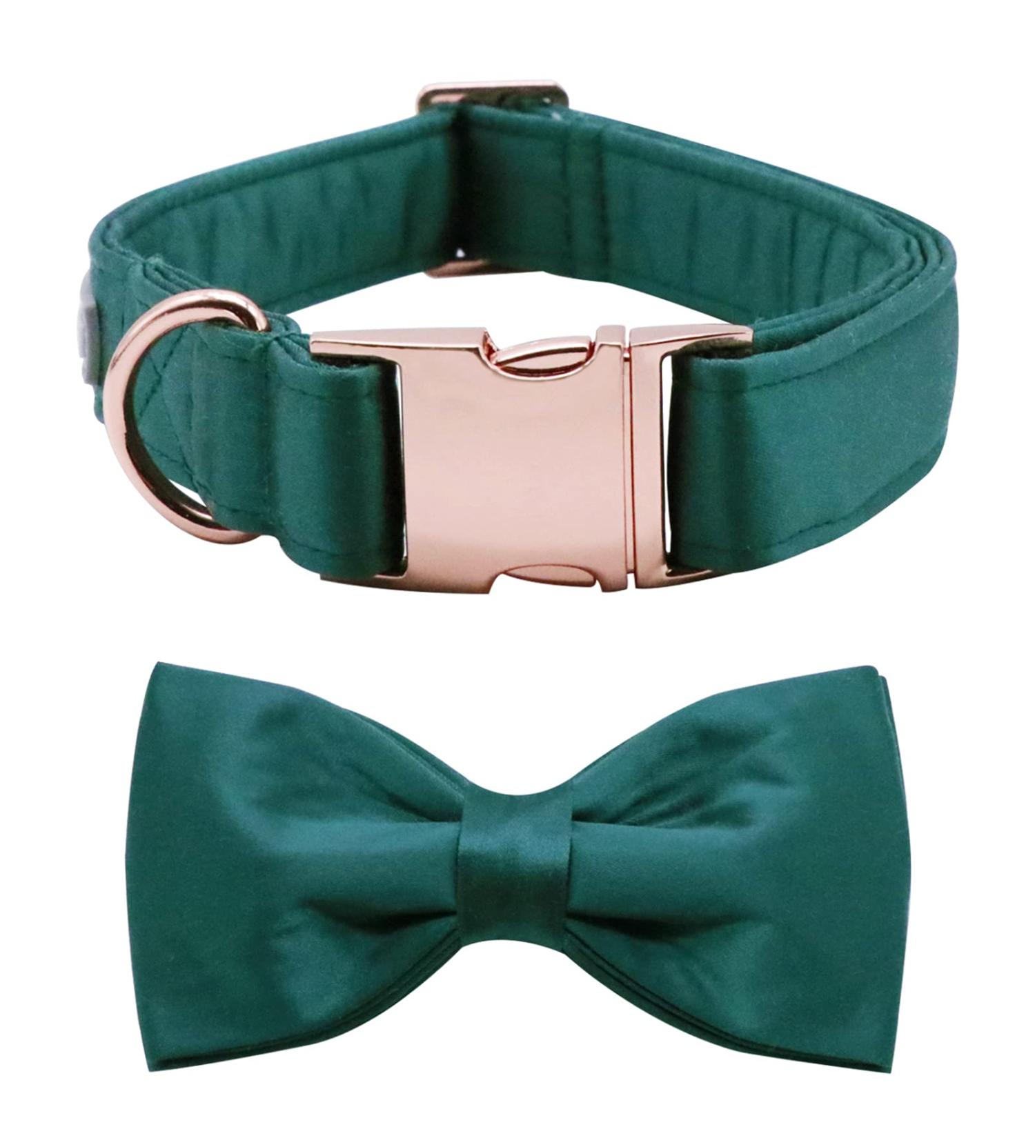 Buy Lionet Paw's Comfortable Silk Christmas Dog Collar with Removable Fly for XLarge Dogs (Neck 40-66cm) - Stylish Green 1 Pack - Buy Online on SooperMarket.com