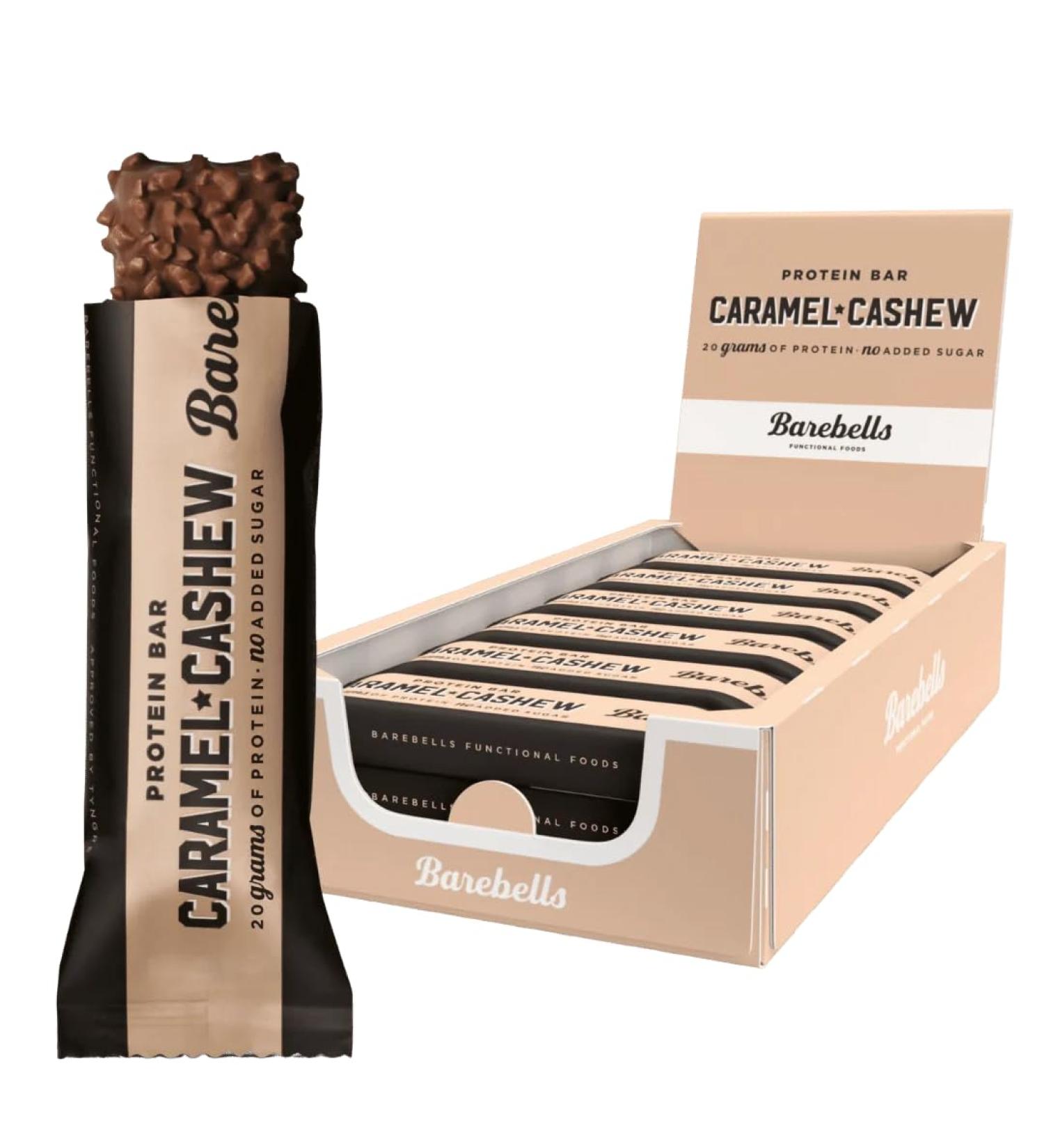 Barebells Protein Bar 55g (Caramel & Cashew Cookies & Cream Chocolate & Coconut) (Caramel & Cashew 3) - Buy Online on SooperMarket.com