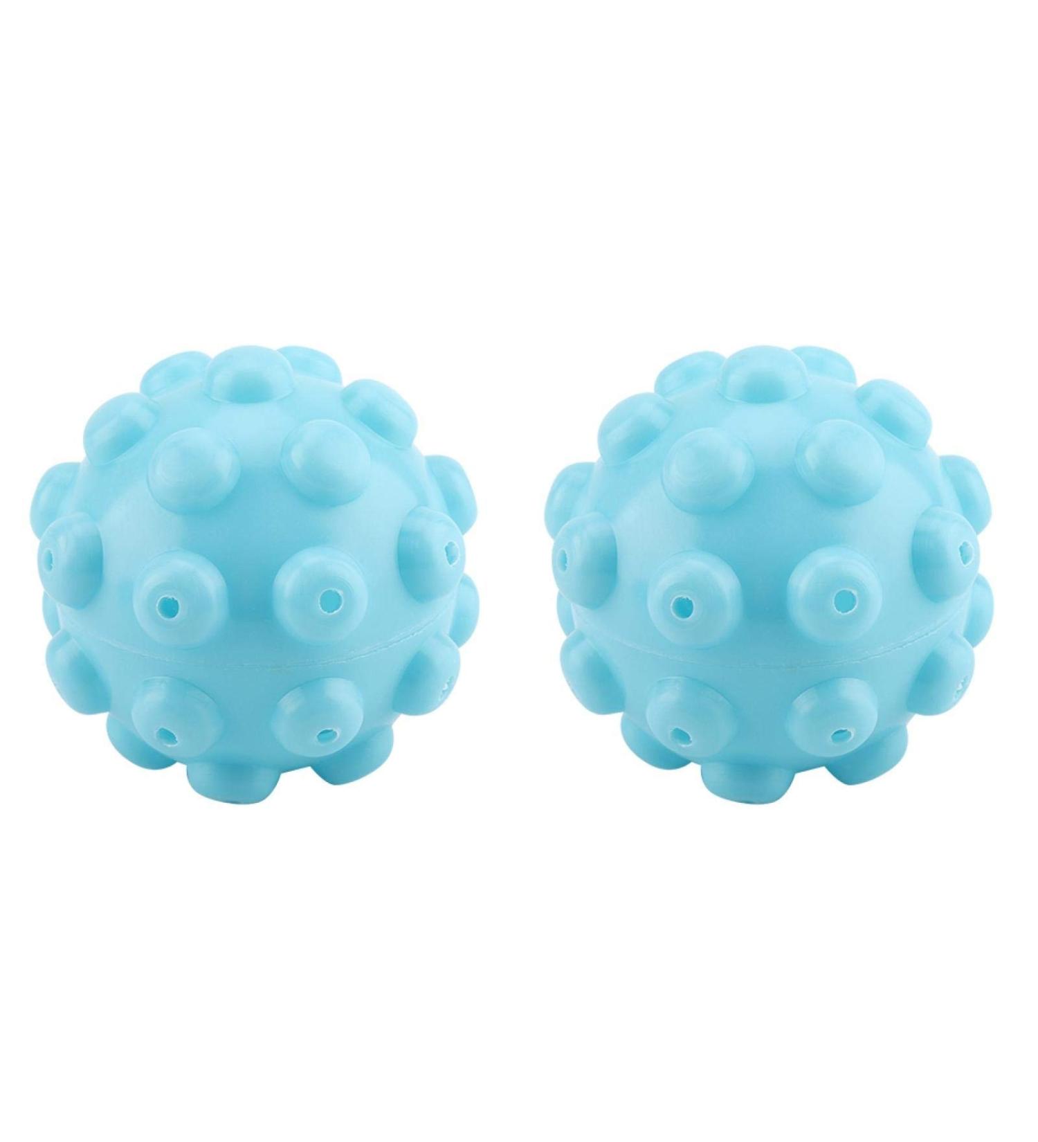 HERCHR 2 Pieces Laundry Dryer Balls Reusable Dryer Balls Soft Washing Balls Replace Laundry Drying Fabric Softener Ball Accessories - Buy Online on SooperMarket.com