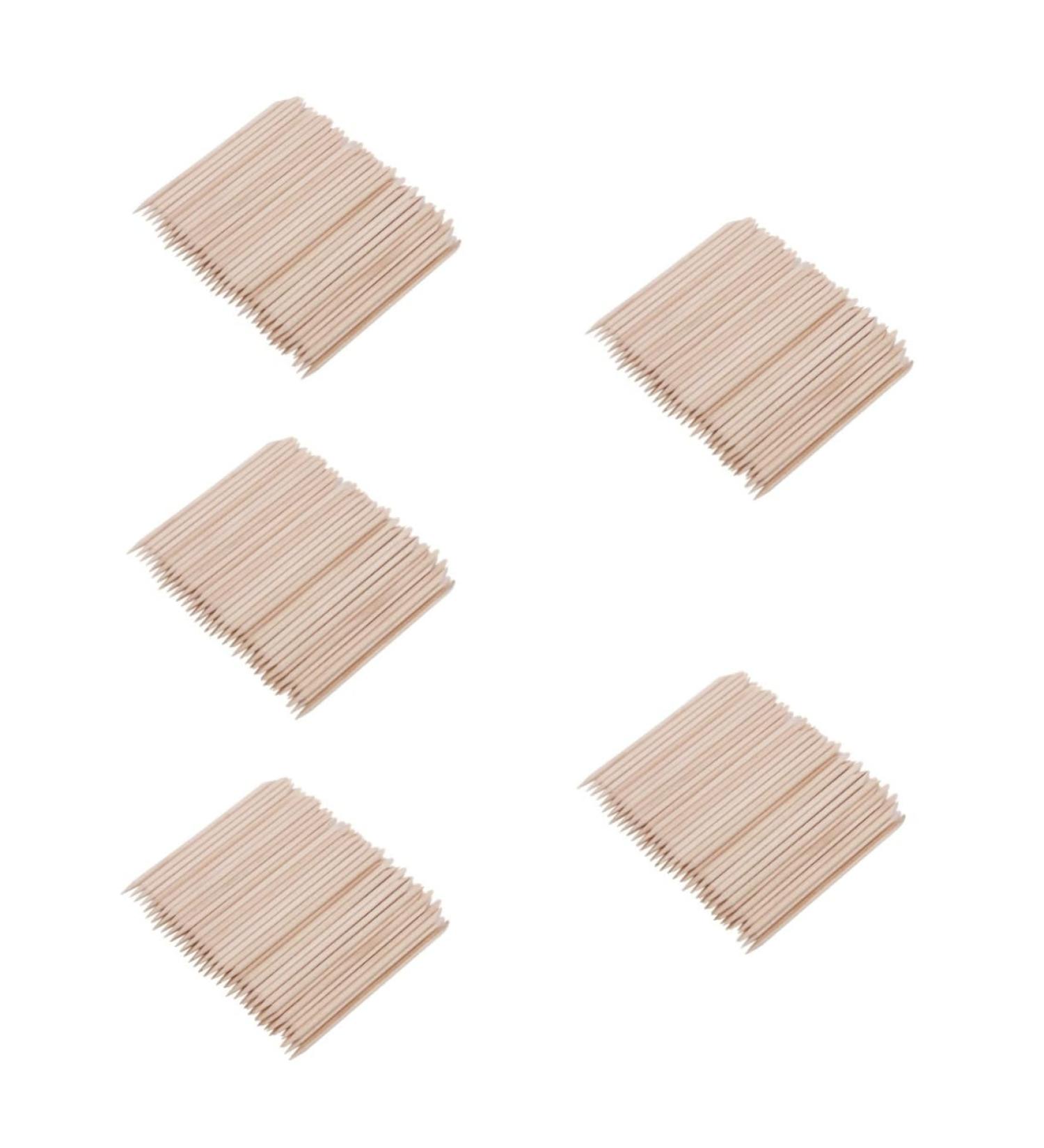 FRCOLOR 500 Pcs Sequins Cutters Pearls Orange Wood Sticks 2 End Nail Wooden Sticks Nail Cleaning Sticks Orange Wood Stick Cutile Wood Cuticle Pusher Manicure Wooden Nail Tool Bamboo mediumx5pcs As Shownx5pcs - Buy Online on SooperMarket.com