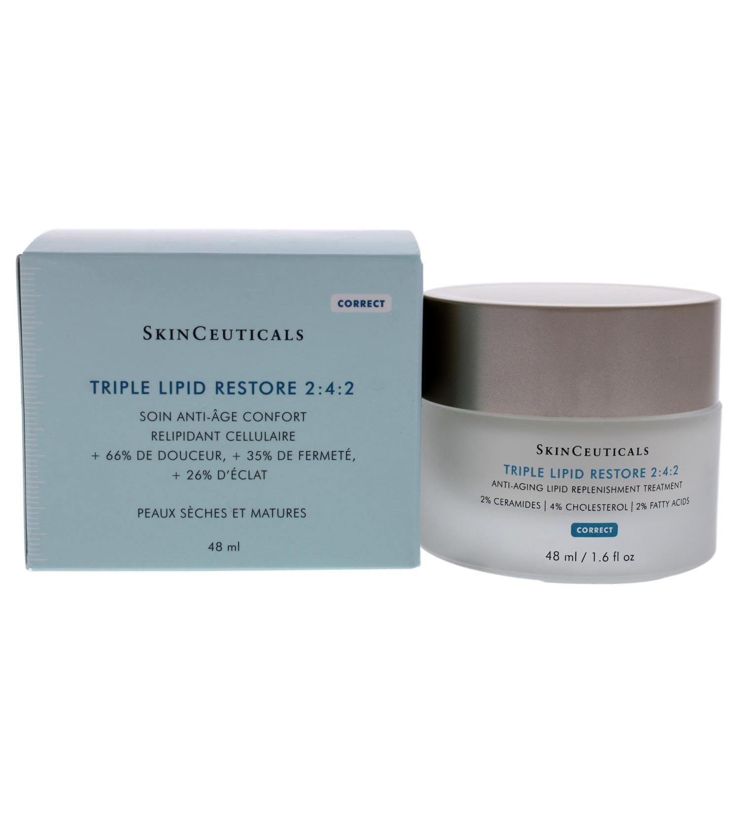 SKINCEUTICALS Restore Triple Lipid Cream Blanco - 48 ml | Best Moisturizer for Hydration | International Shipping - Buy Online on SooperMarket.com