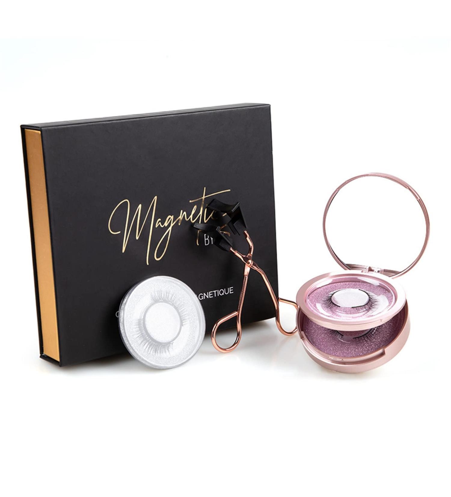 Magnets False Eyelashes - Reusable Eyelashes With Tweezer - Magnetic Eyelashes With Applicator Magnetic Eyelashes Kit Reusable Magnetic Eyelashes Toseky - Buy Online on SooperMarket.com