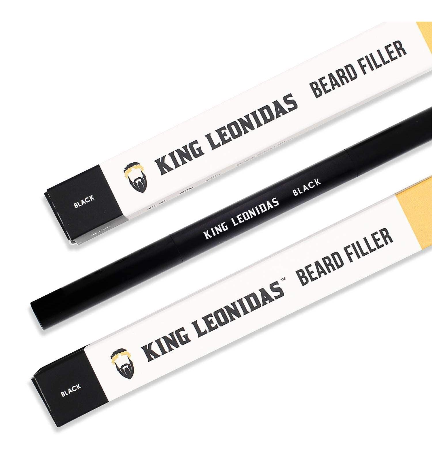 King Leonidas Beard Pencil Filler for Men - Black Water-Resistant Beard Liner Pen - Beard Shaper & Definer for Patchy Beards -Facial Hair Darkener for Natural Look - Buy Online on SooperMarket.com