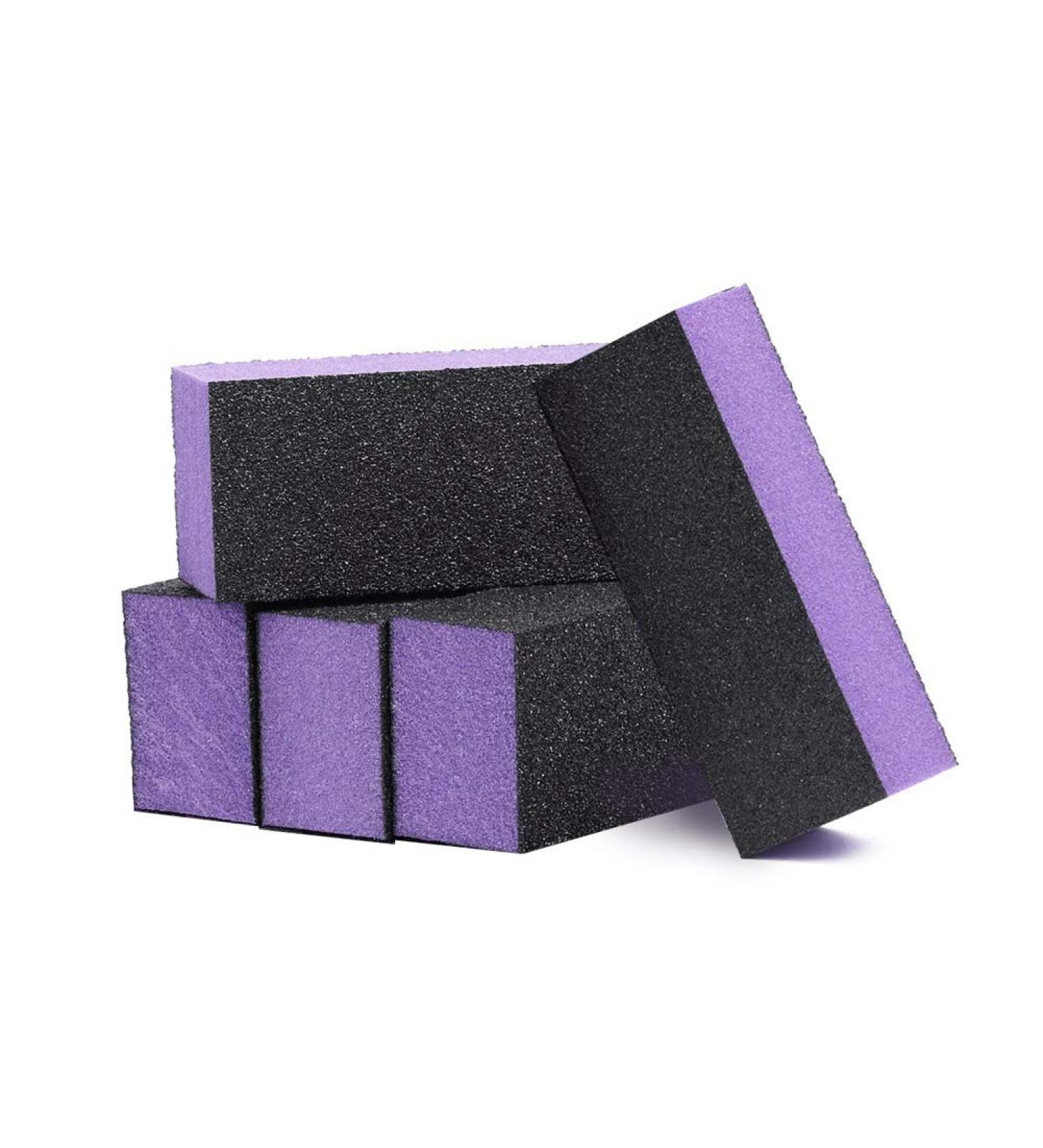 SKYPIA Nail Buffer 4-Sided Blocks Set for Sanding, Buffing, and Polishing - Nail Art Pedicure Manicure Tool (5 PCS) Purple - Buy Online on SooperMarket.com