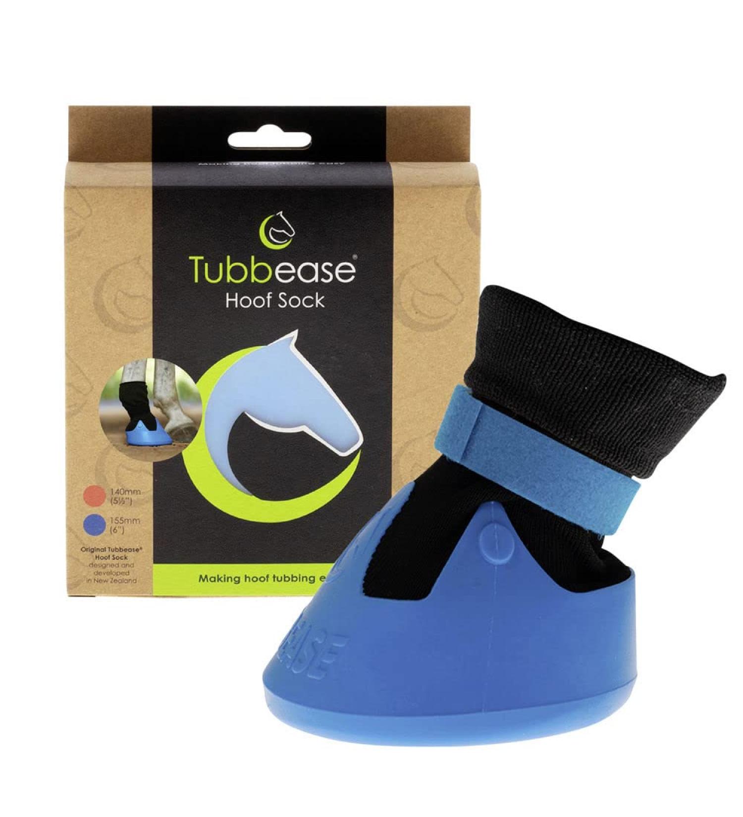 Kerbl Tubbease treatment shoe for horse hooves hoof injury thrush blue L Large Blue