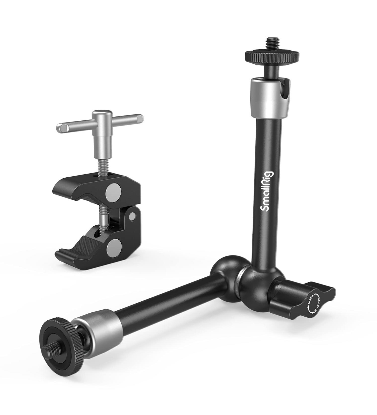 SmallRig Clamp with Adjustable Friction Power Articulating Magic Arm for LCD Monitor/LED Lights - KBUM2732B - Buy Online on SooperMarket.com
