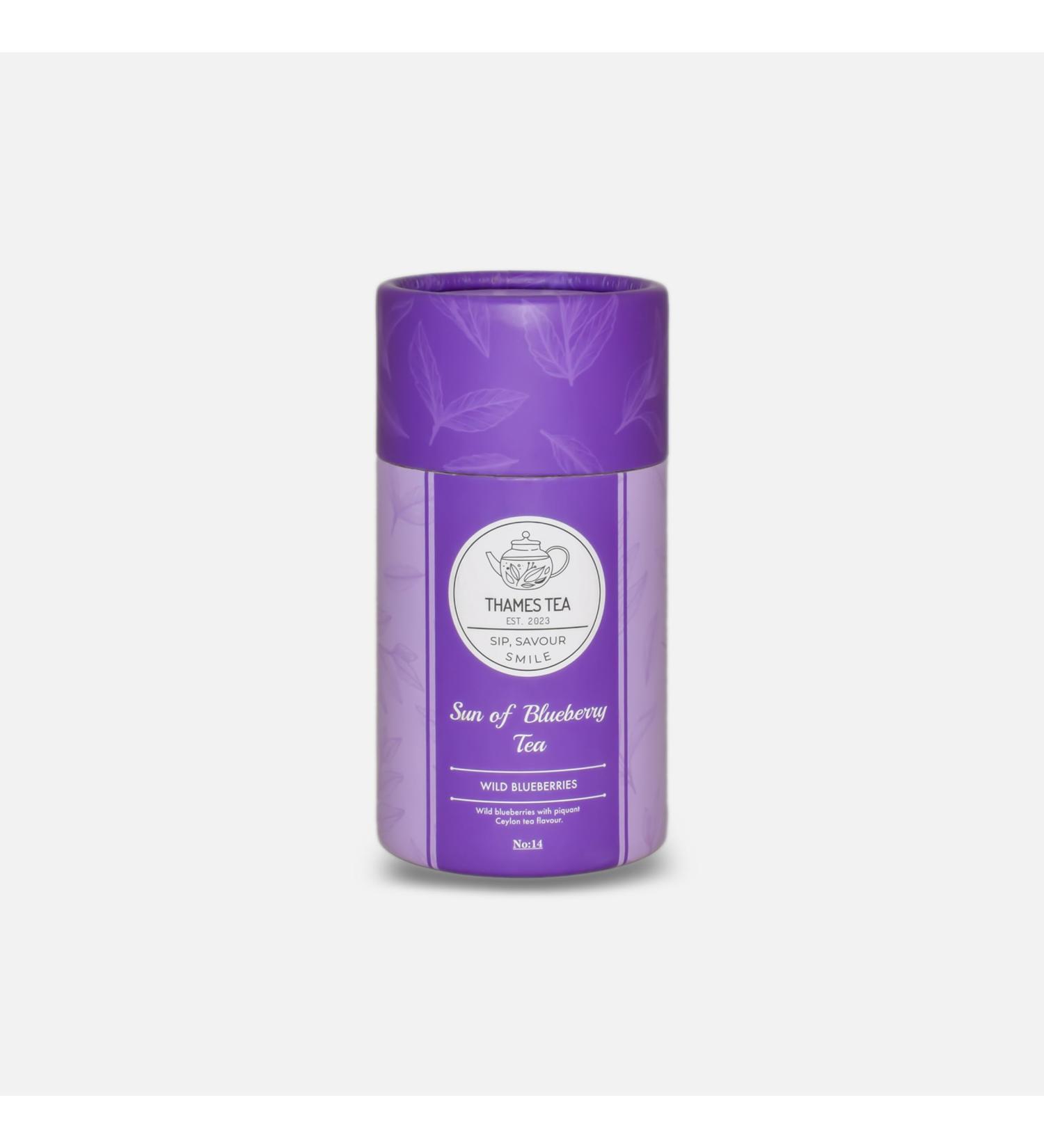 Thames Tea Tubebox - Premium Flavoured Loose Leaf Tea | Luxury British Fruit & Herbal Tea Collection - Buy Online on SooperMarket.com