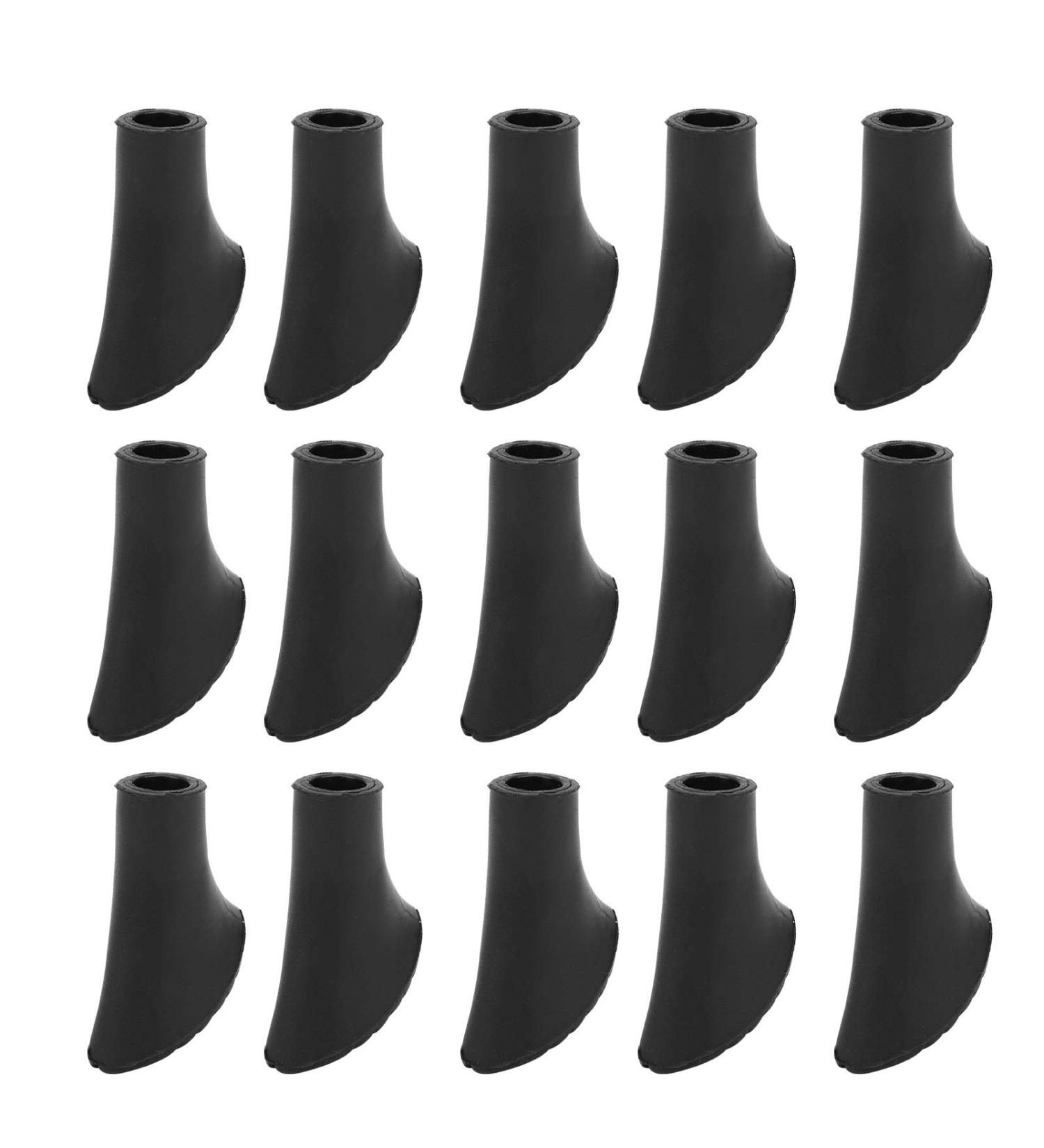 Socobeta Walking Stick Tips Rubber 9mm Pole Tips 18x8x3 Universal 15PCS Pole Tip Protectors Walking Stick Feet Cover Nonslip Pad Alpenstocks Accessory - Buy Online on SooperMarket.com