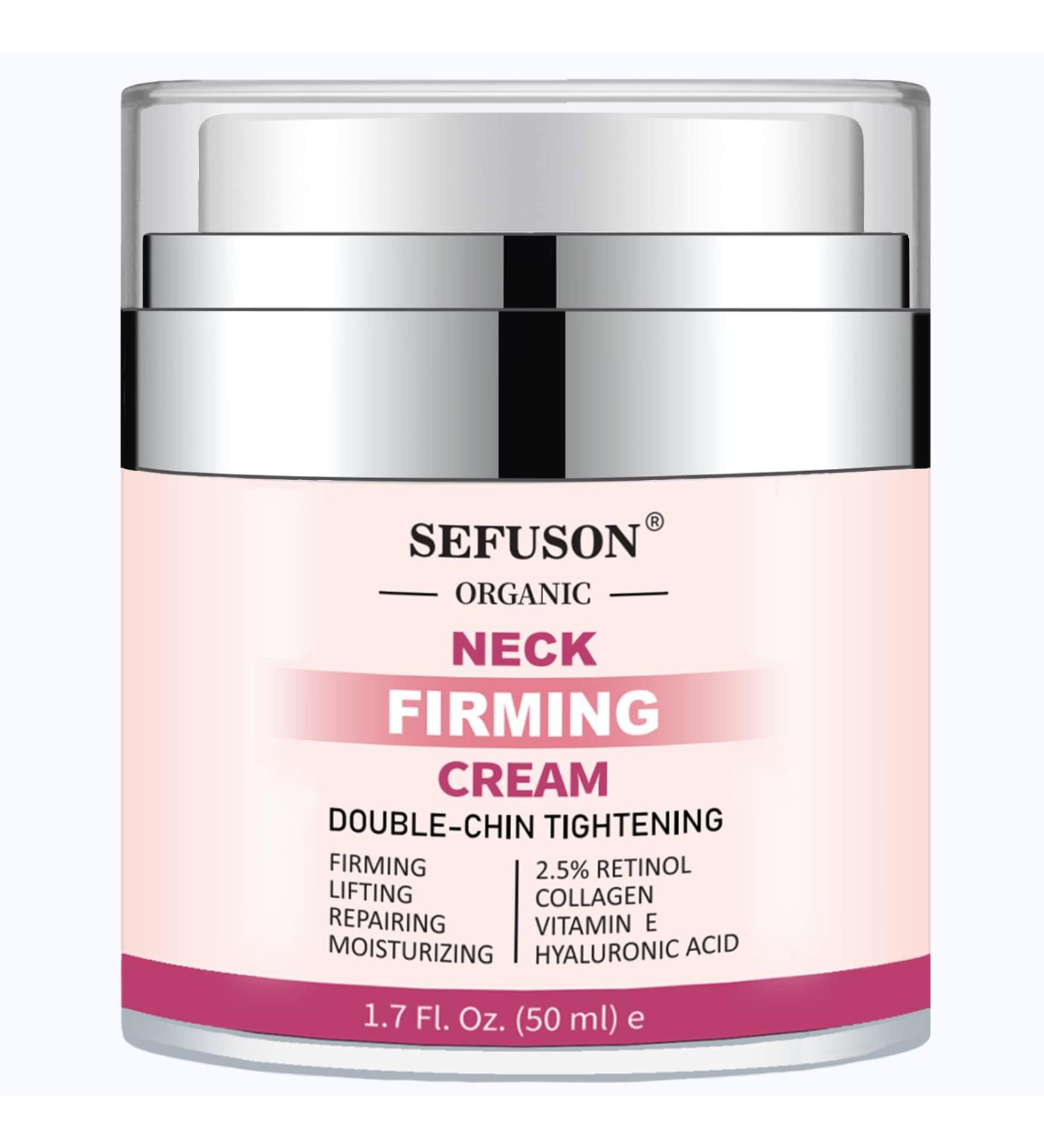 Anti Aging Neck Firming Cream with Retinol, Collagen & Hyaluronic Acid - 50ML - Buy Online on SooperMarket.com
