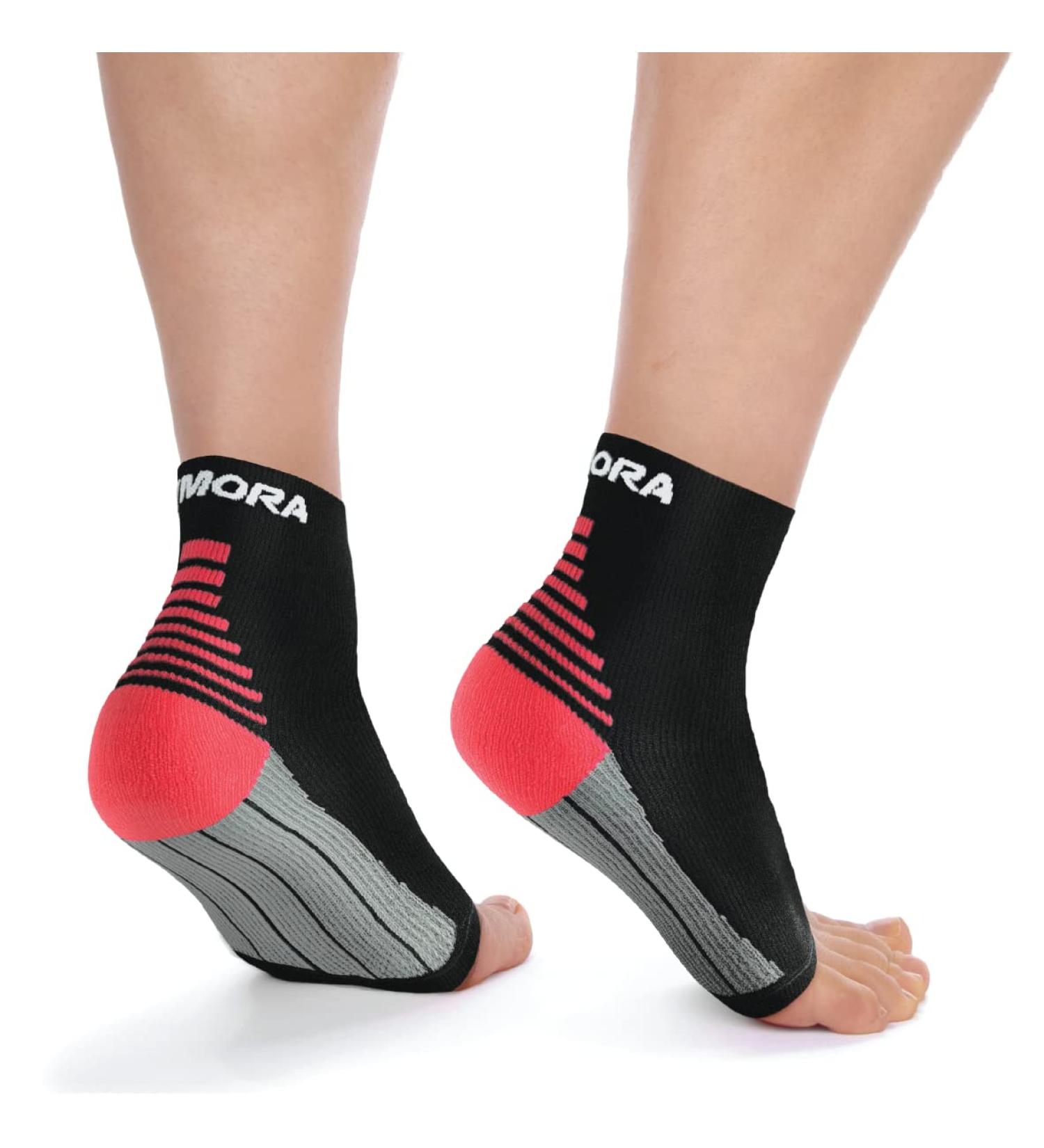 Rymora Plantar Fasciitis Support Socks - Small Arch Compression Socks - Men and Women - Black (One Pair) - Buy Online on SooperMarket.com