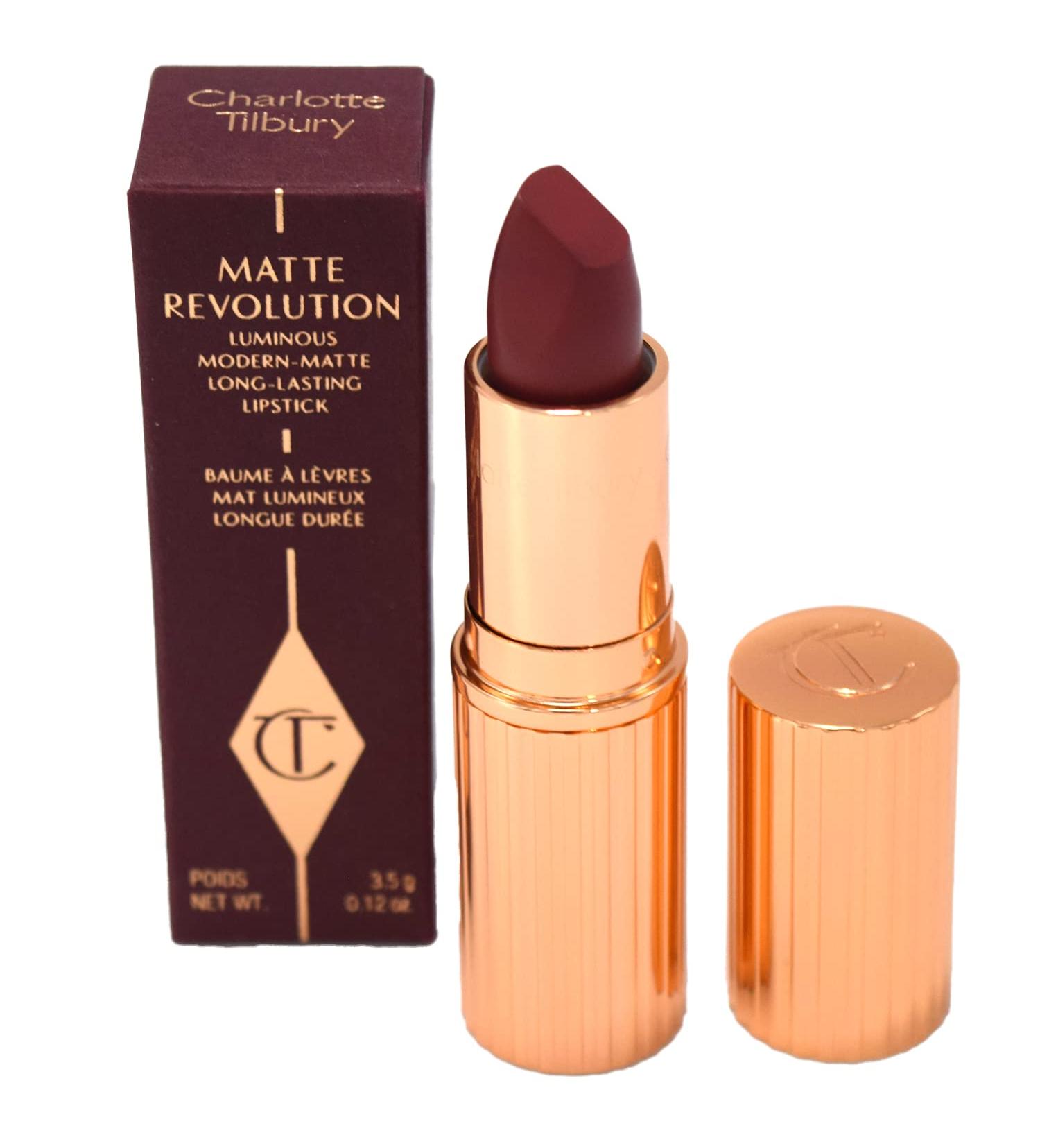 Buy Charlotte Tilbury Matte Revolution Lipstick M.I. Kiss - Long Lasting Berry Red Matte Lip Color | International Shipping Available - Buy Online on SooperMarket.com
