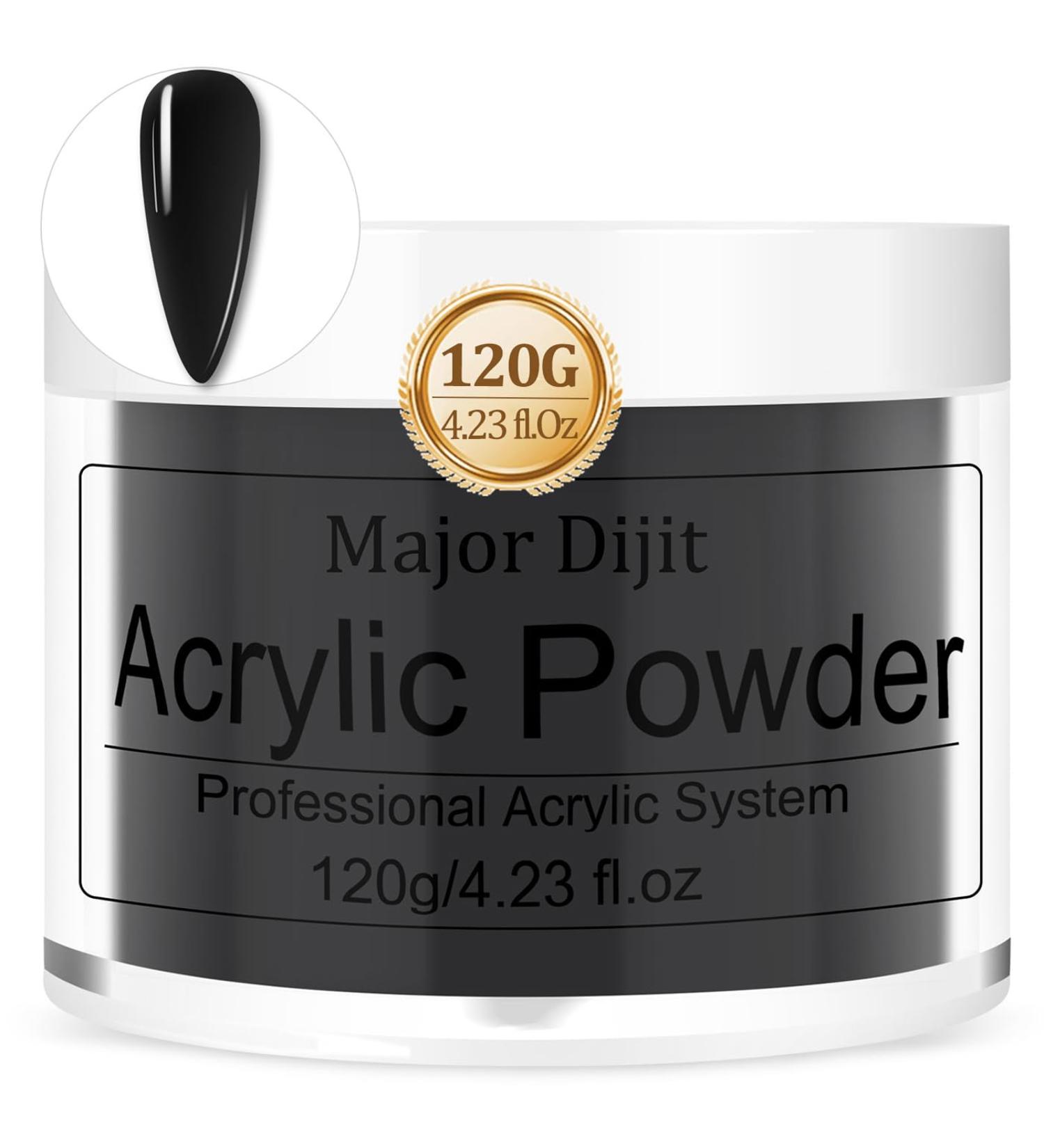 120g Clear Acrylic Nail Powder - Professional Polymer for 3D French Nail Extensions | Durable Beauty Gifts (Black) - International Shipping Available - Buy Online on SooperMarket.com