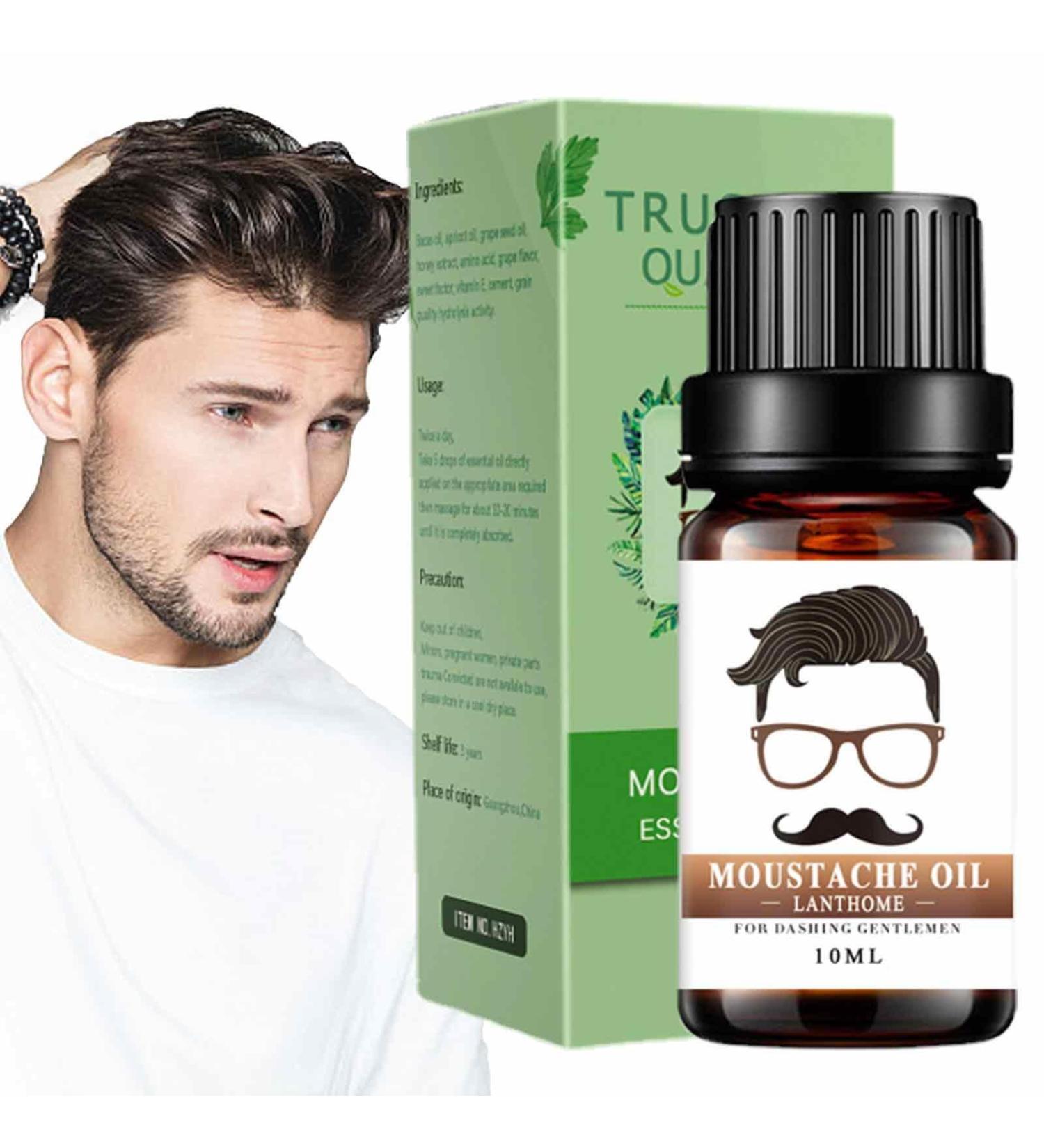 Visiblurry Natural Beard Growth Oil & Balsam 10ml - Organic Moisturizing Solution for Men s Beard Growth - Buy Online on SooperMarket.com