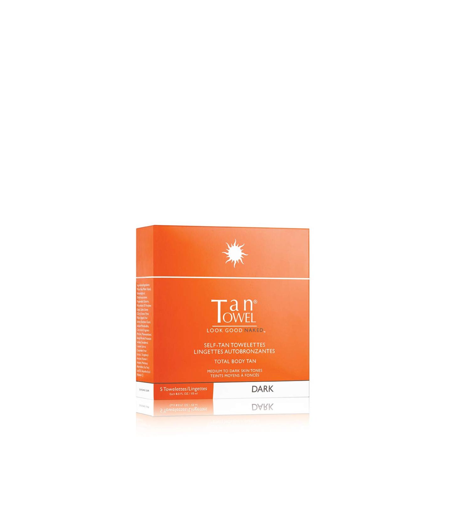 Tan Towel Total Body Tan Dark 0.25 fl. oz. - Instant Sun-Kissed Glow - Buy Online on SooperMarket.com