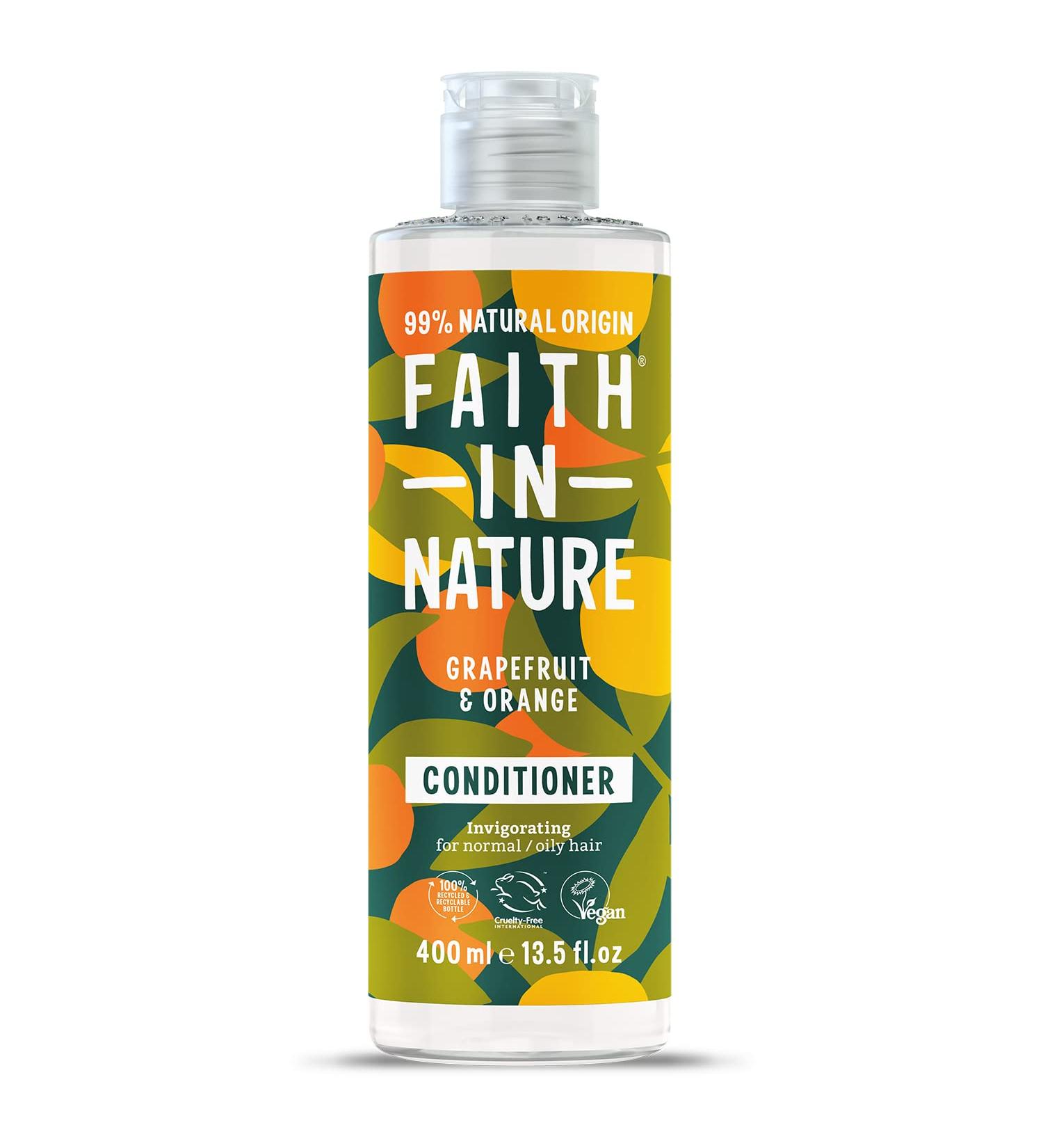 Faith In Nature Grapefruit & Orange Conditioner - Vegan, Cruelty Free, SLS & Paraben Free - 400ml (Pack of 1) - Buy Online on SooperMarket.com