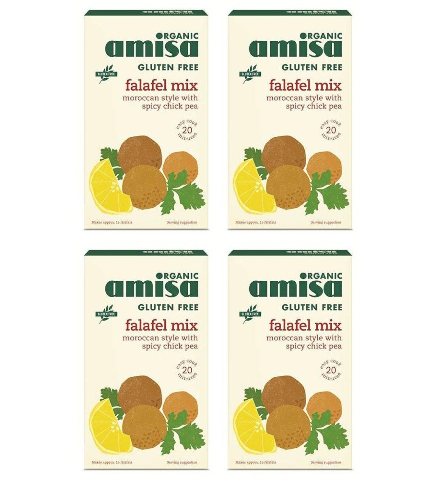 (4 PACK) - Amisa - Gluten Free Falafel Mix | 160g | 4 PACK BUNDLE