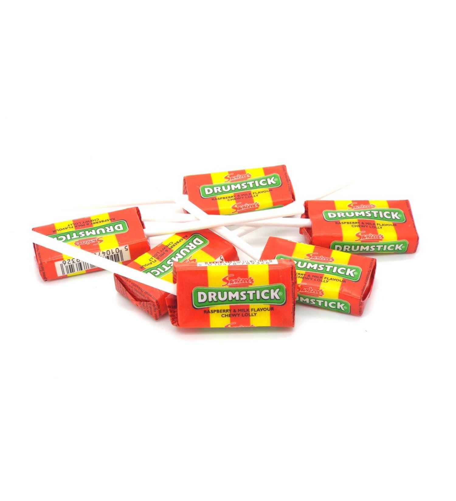 Box of 60 swizzles Matlow drumstick Lollies..