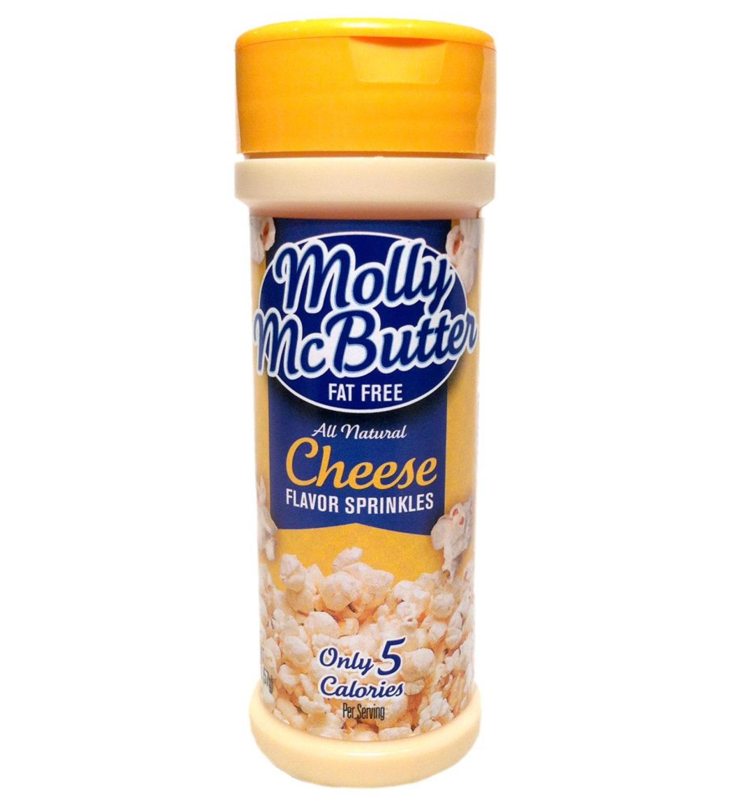 Molly McButter Fat Free CHEESE FLAVOR SPRINKLES 2oz (3 Pack)