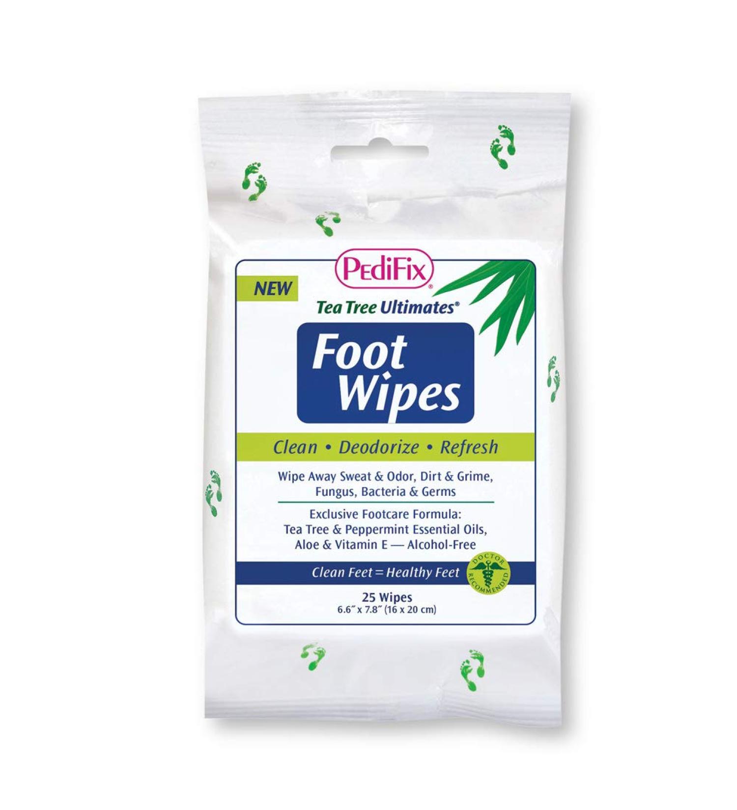 Tea Tree Ultimates Foot Wipes - Cleansing and Refreshing Foot Care Solution - Buy Online on SooperMarket.com