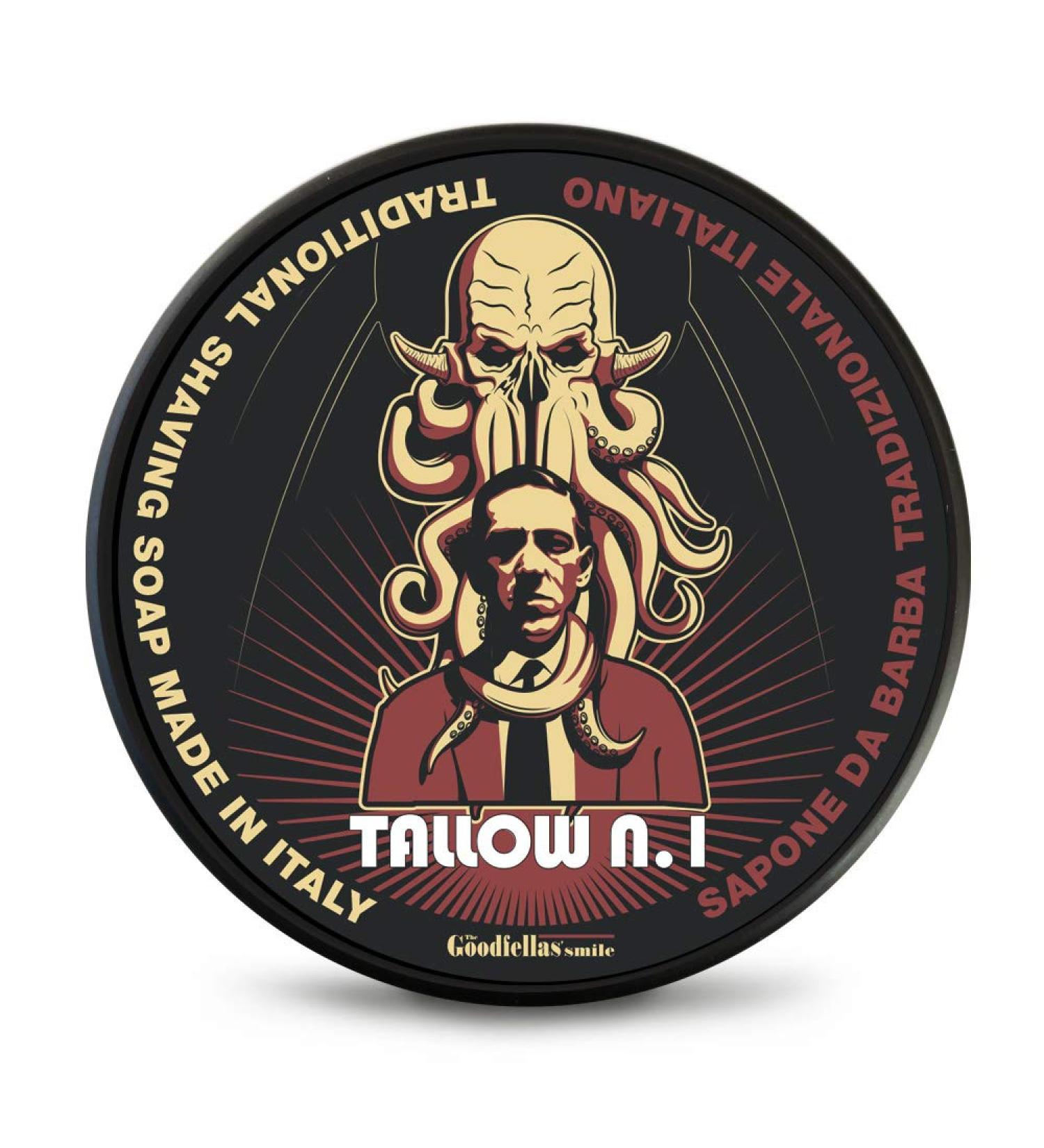 The Goodfellas' Smile Luxury Shaving Soap Formulated for Use with A Shaving Brush Made in Italy (Tallow N1) 1 Count (Pack of 1)