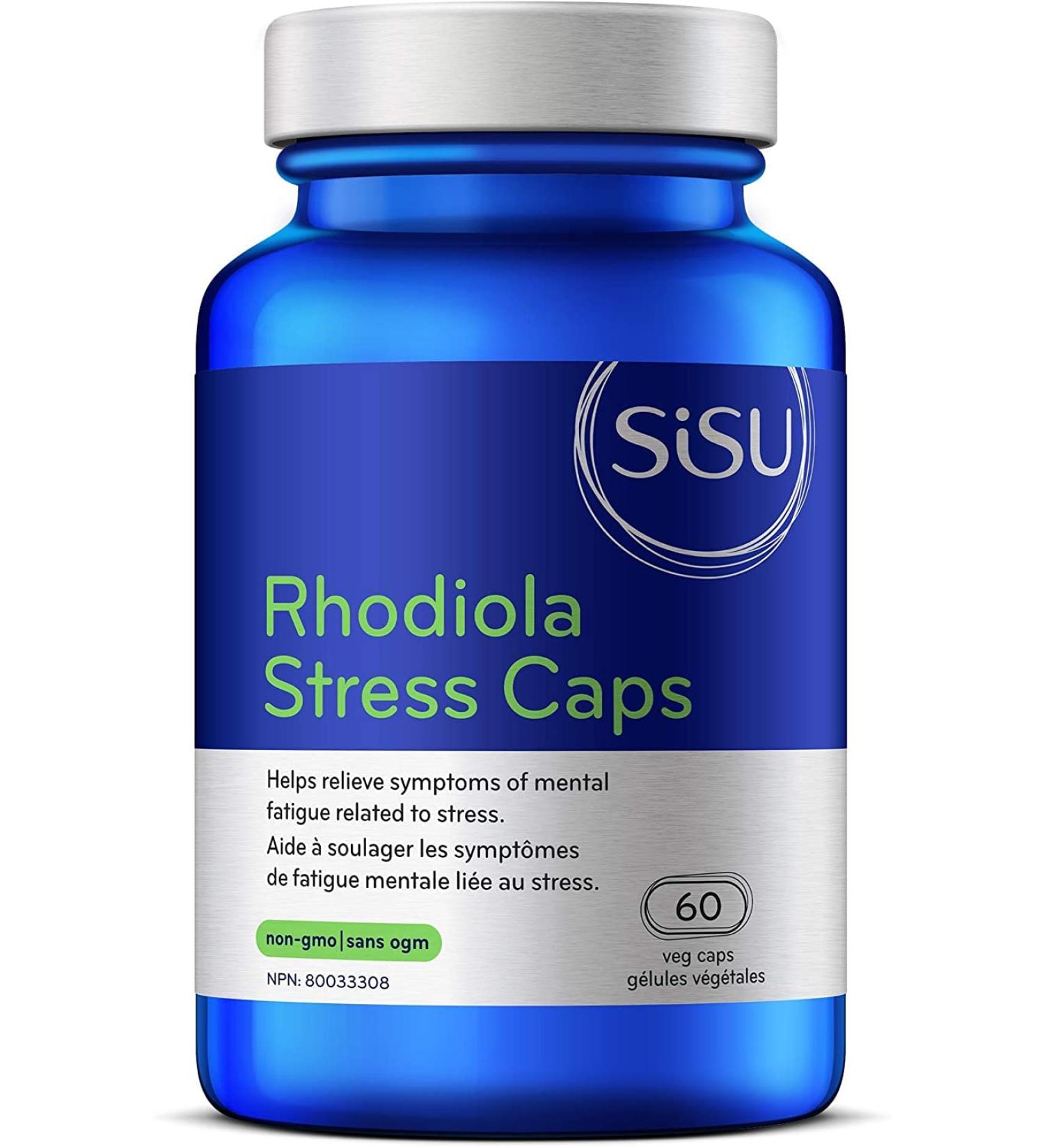 SISU - Rhodiola Stress Caps 250 mg 60 vcaps - Buy Online on SooperMarket.com