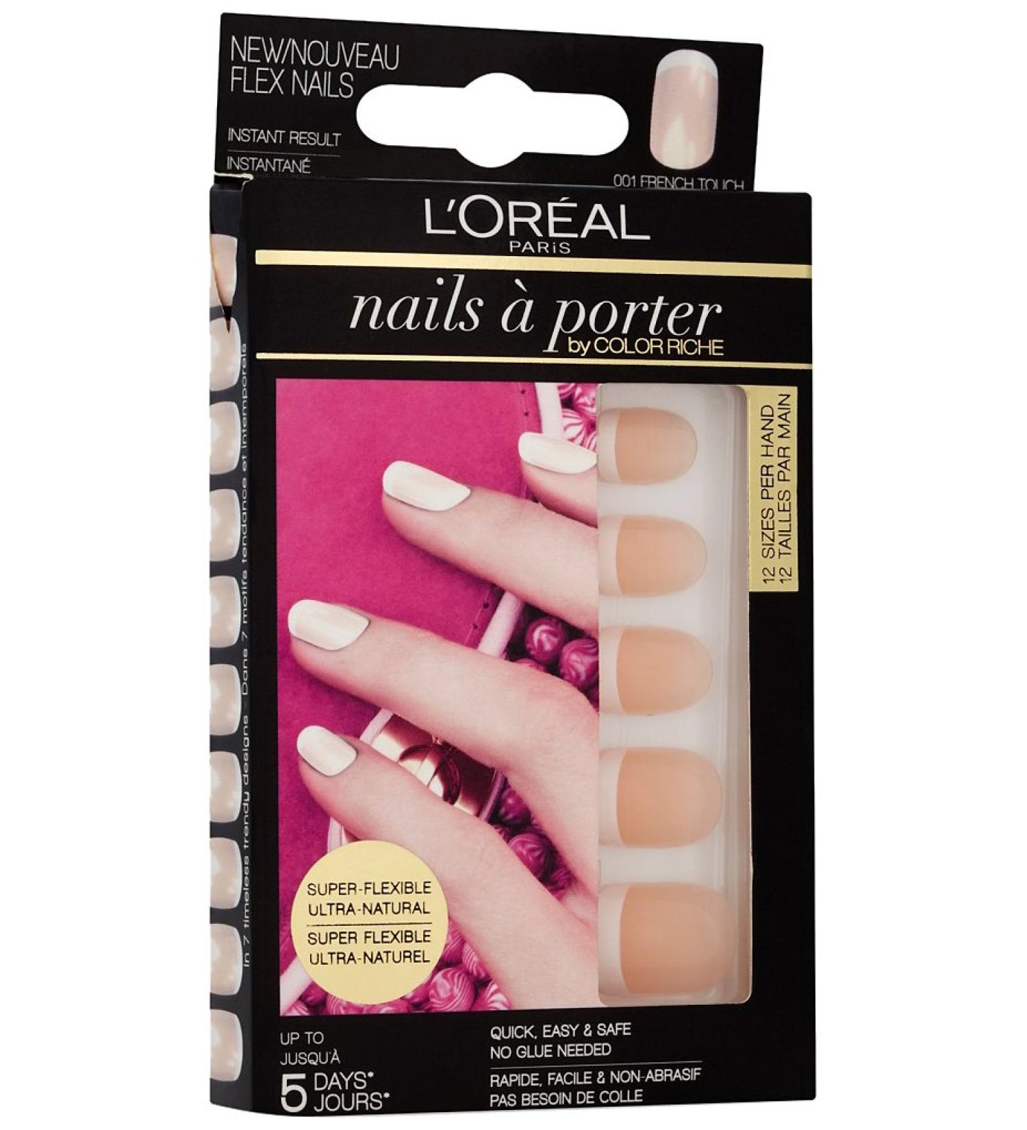 L'Or al Paris Nails a Porter French Touch No. 001 - Quality Nail Polish for a Chic French Manicure | International Shipping Available - Buy Online on SooperMarket.com