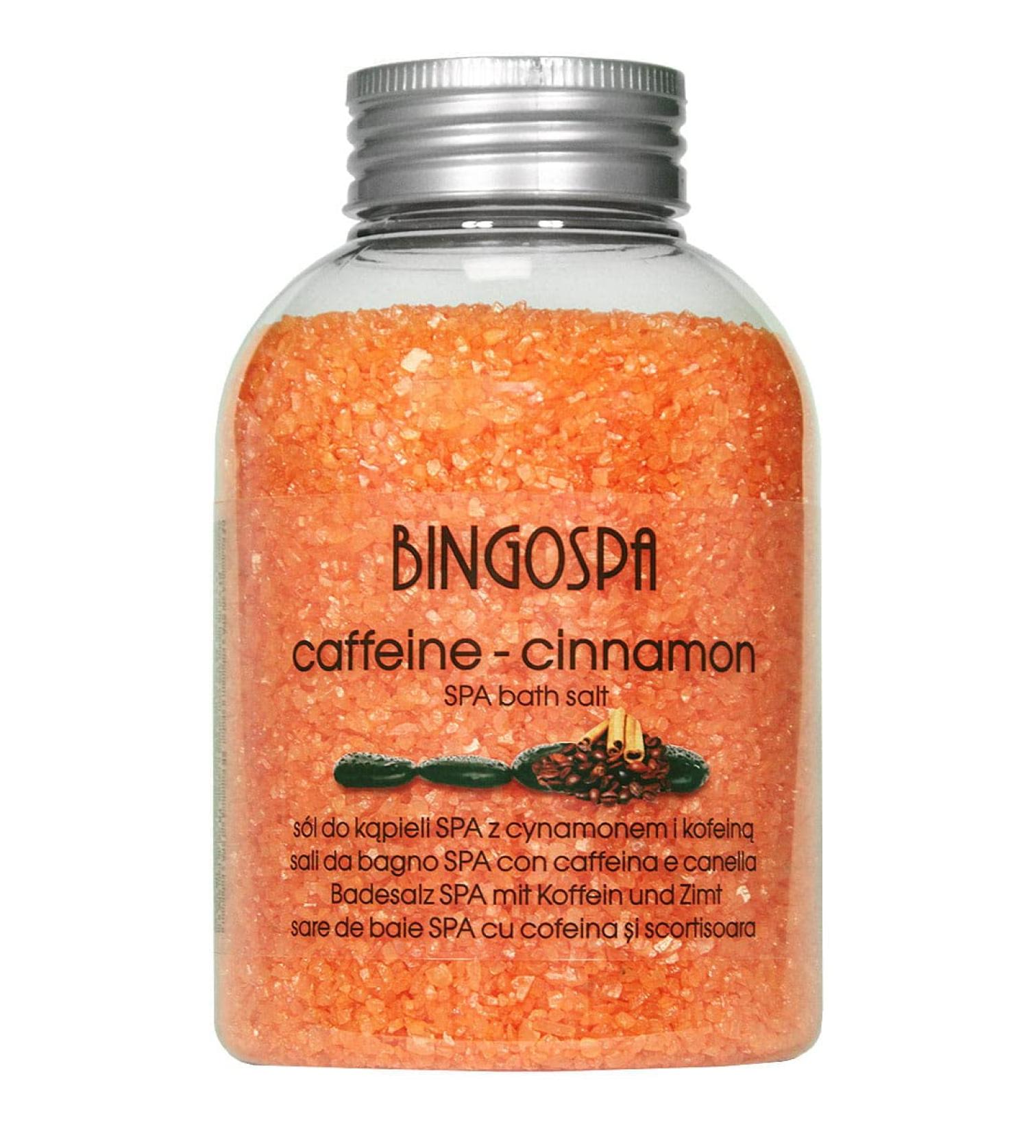 Anti-Cellulite Bath Salt with Caffeine & Cinnamon - 600g BINGOSPA | International Shipping Available - Buy Online on SooperMarket.com