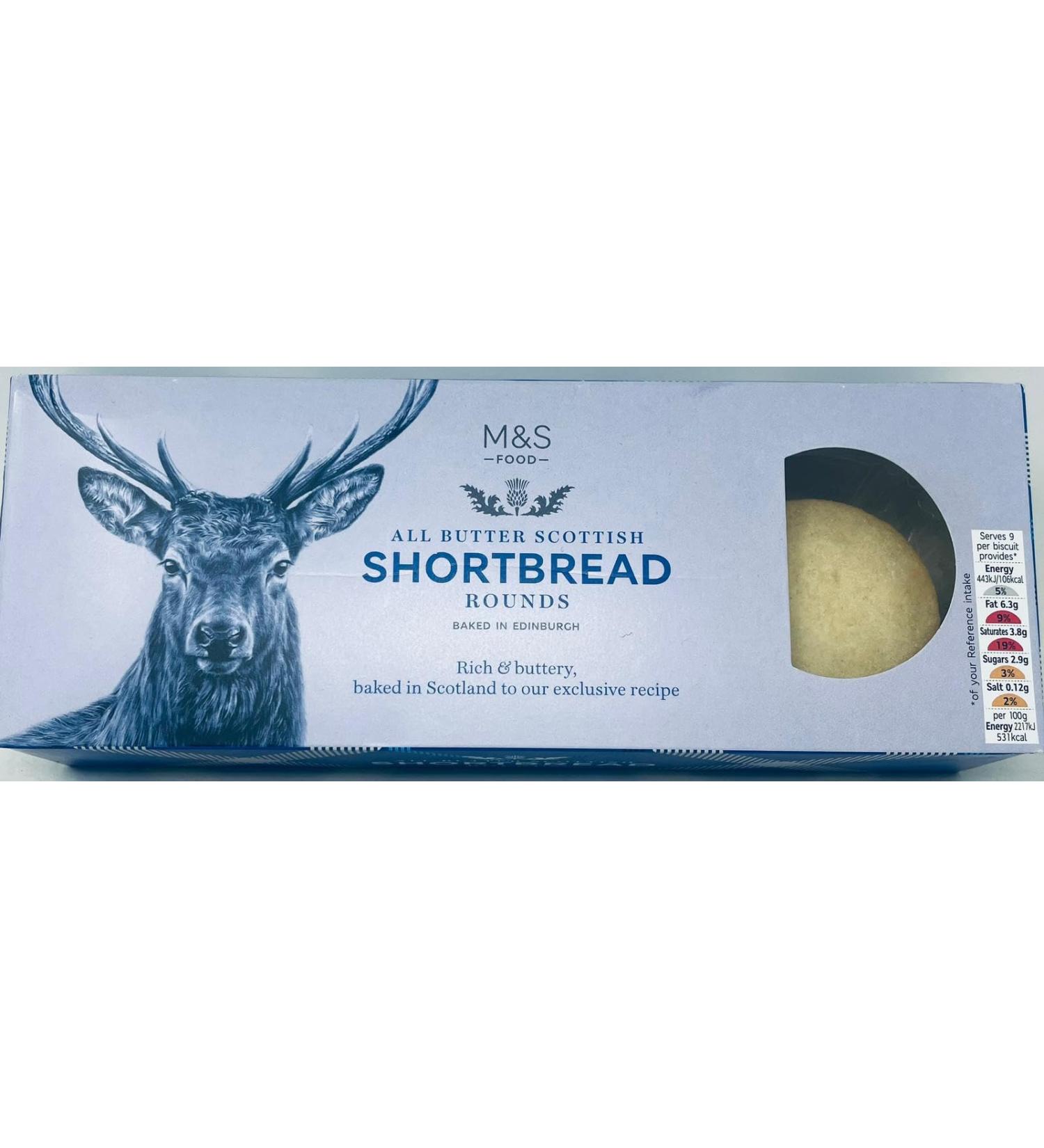 M&S All butter Scottish Shortbread Rounds 180g in Premier Life Store Packaging - Buy Online on SooperMarket.com
