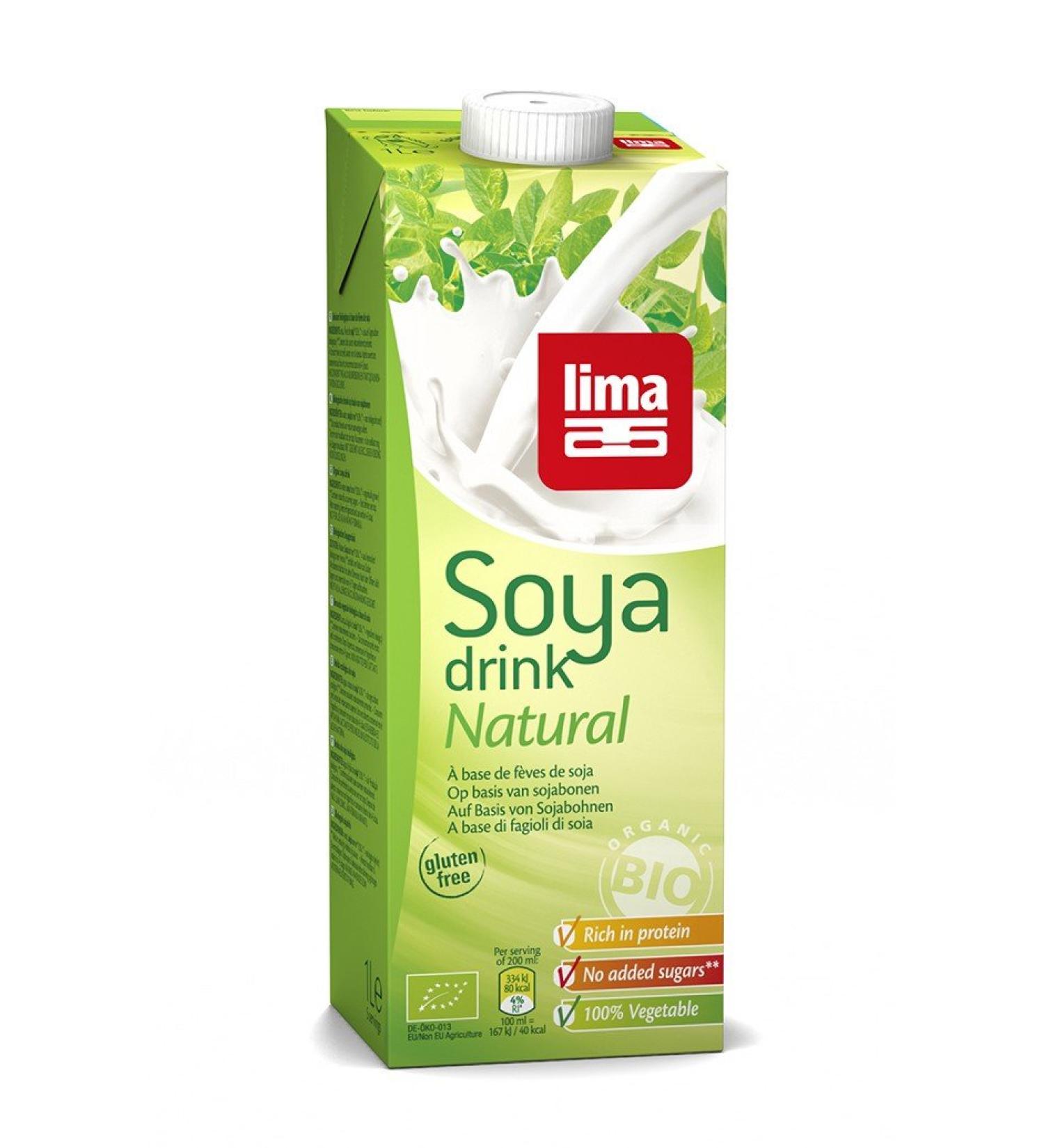 Organic Soya Drink Natural 1L