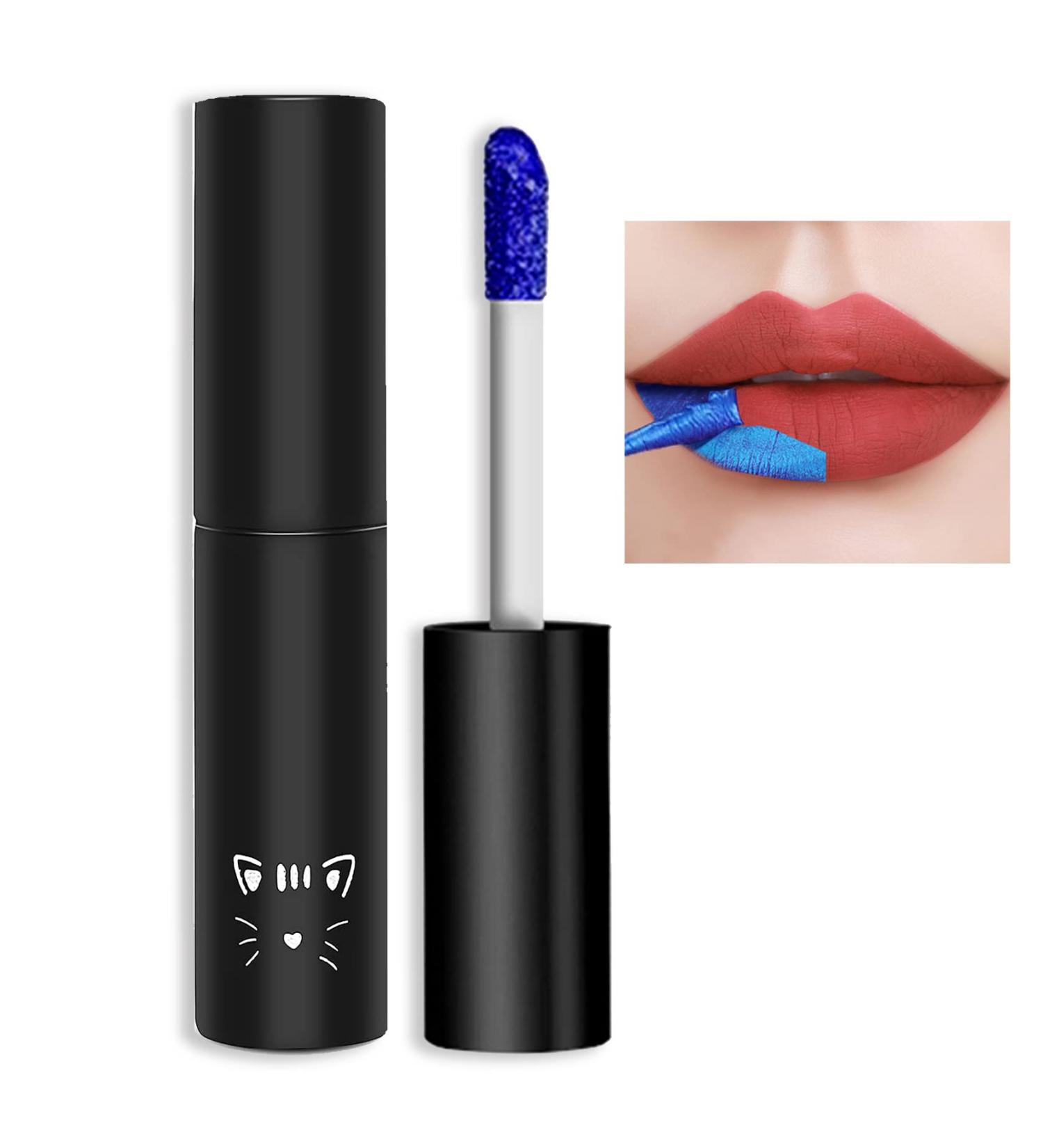 AWCCXMYM Peel Off Lip Stain Lip Tint Matte Lipstick Nude - Long Lasting Waterproof Lip Gloss 24hr Non Fade Makeup - Buy Online on SooperMarket.com