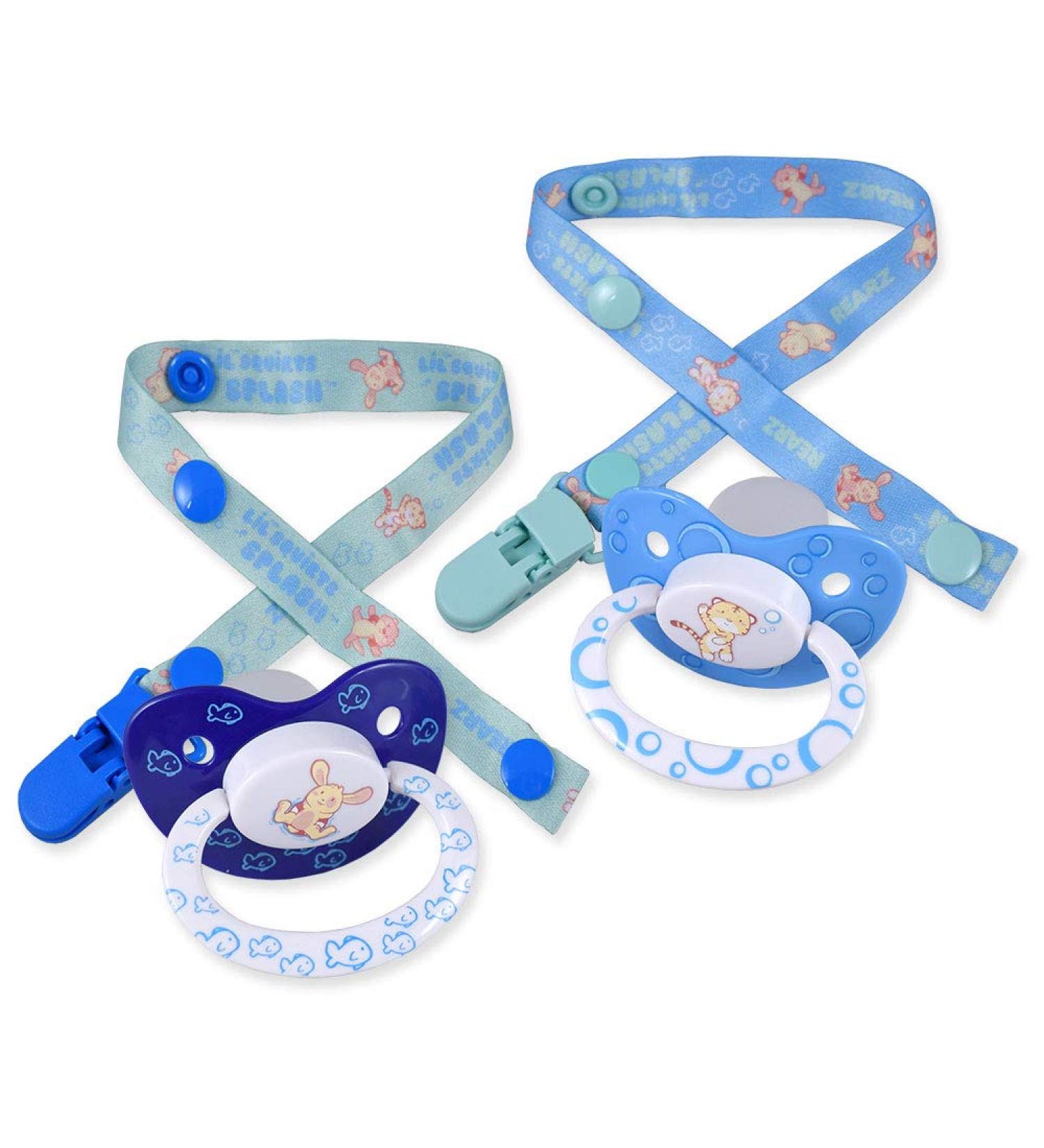 Rearz Lil Squirts Splash Adult Pacifier with Lanyard & Clip (2 Pack) - Buy Online on SooperMarket.com