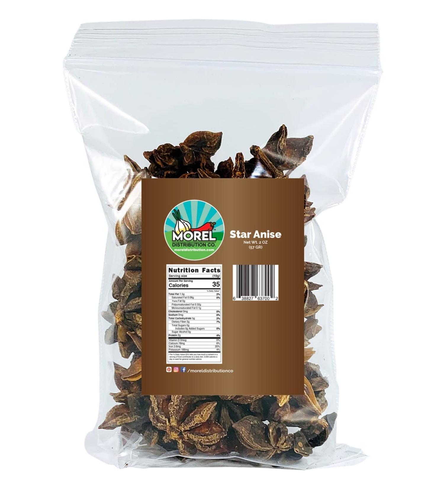 Star Anise Seeds or Star Anise Pods (Anis Estrella) Weights: 57 GR (2 OZ). 57 g (Pack of 1) - Buy Online on SooperMarket.com