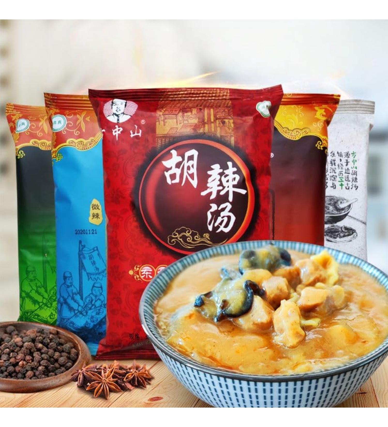instant vegetable noodle soup HuLa soup 261/300g/pack hot and Spicy Pepper Soup Healthy Nutritious Ready-to-Eat Breakfast authentic Chinese specialty casual snack gift pack (tremella flavor300g 8pack) tremella flavor300g 8pack - Buy Online on SooperMarket.com