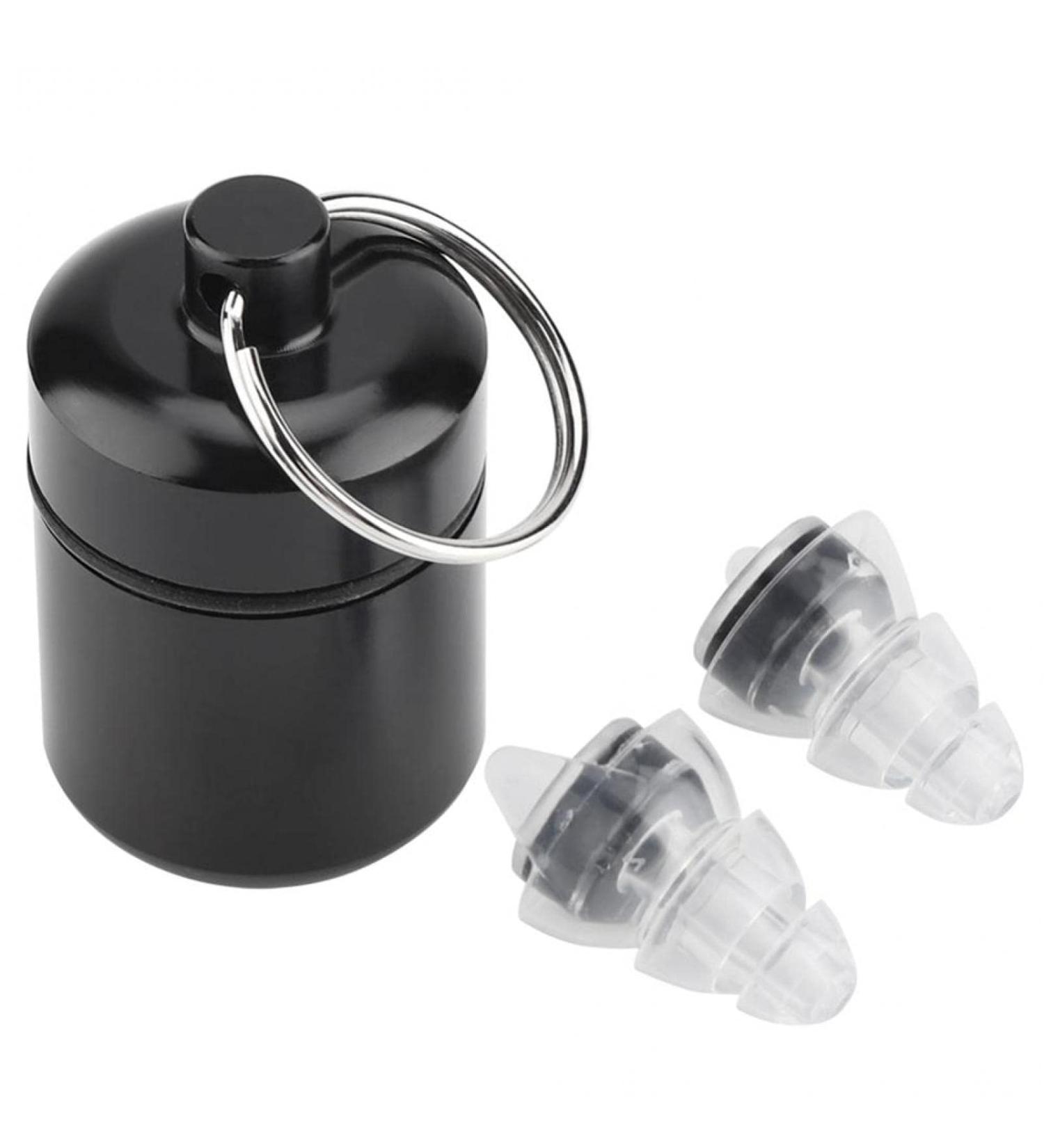 Noise Reduction Earplugs Hearing Protection Earplugs High Fidelity 27db Anti-Noise Earplugs Concert Drummer Party Wind Noise Reduction for Shooting Range Ear Plugs for Sleeping Black - Buy Online on SooperMarket.com